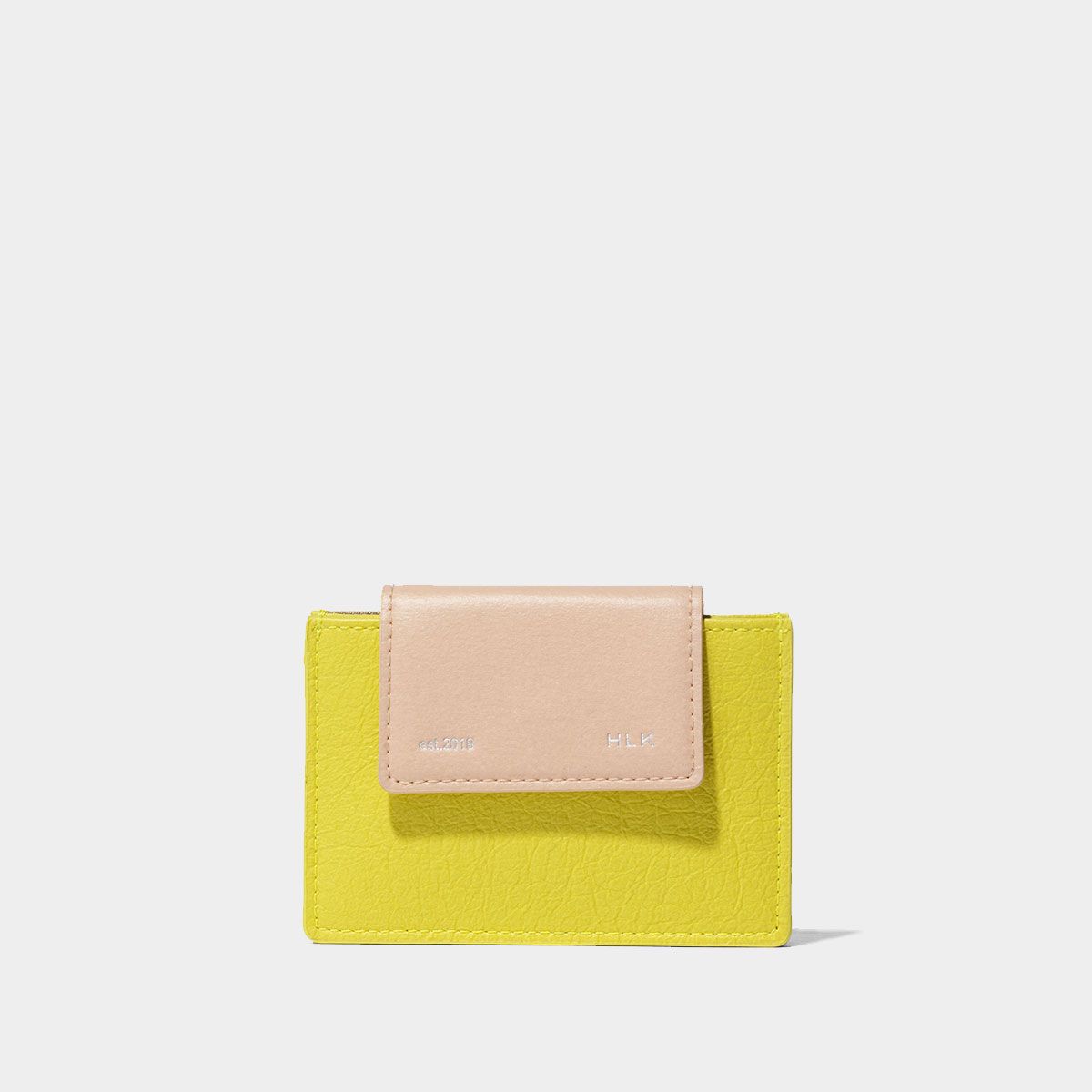 할리케이(HARLIEK) 세미 플립 카드지갑 / Sami Flip Card Wallet [Yellow Pink]