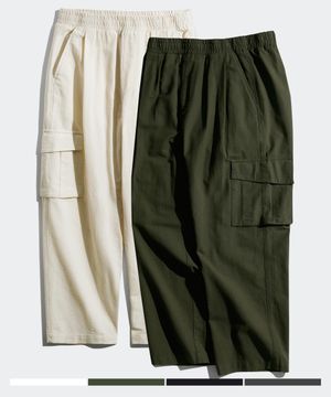 [2PACK] 쿨믹스 와이드 린넨 라이크 카고 롱팬츠 4종 2PACK SMLP4561