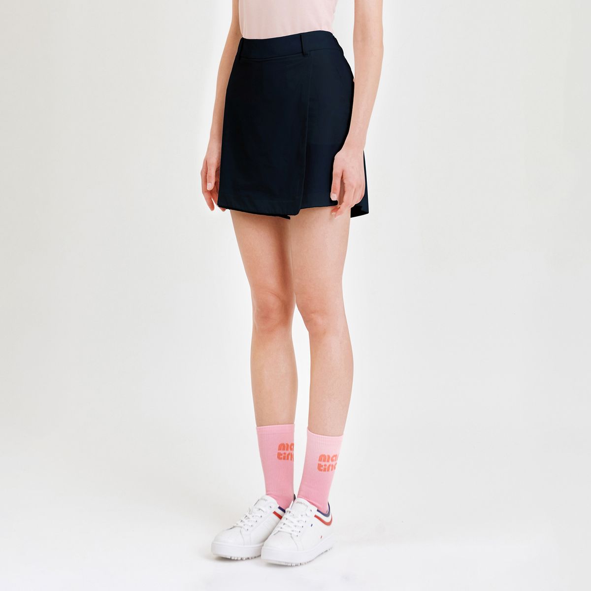 마틴골프(MARTINE GOLF) Stretch Wrap Shorts_Black