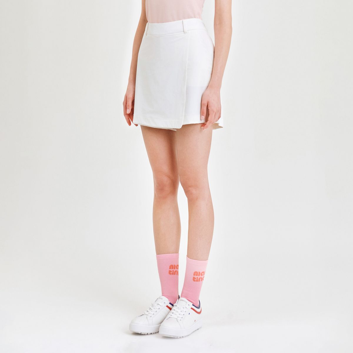 마틴골프(MARTINE GOLF) Stretch Wrap Shorts_White