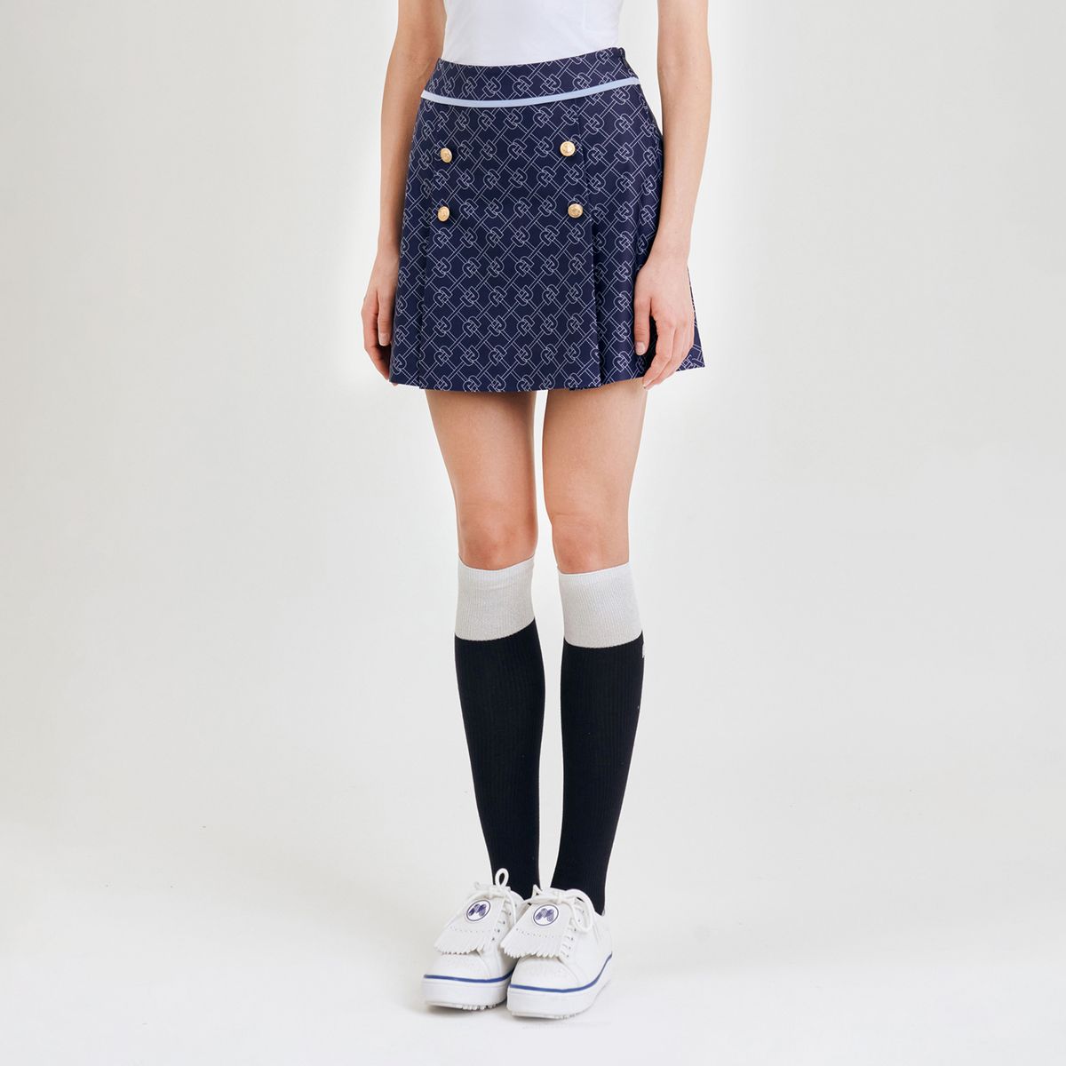 마틴골프(MARTINE GOLF) All-over Symbol Culottes_Navy