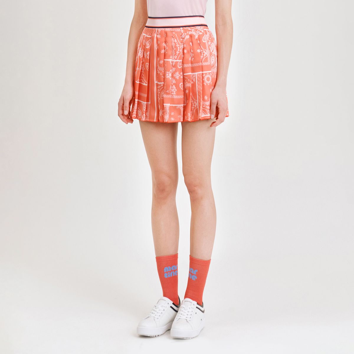 마틴골프(MARTINE GOLF) Paisley Culottes_Orange