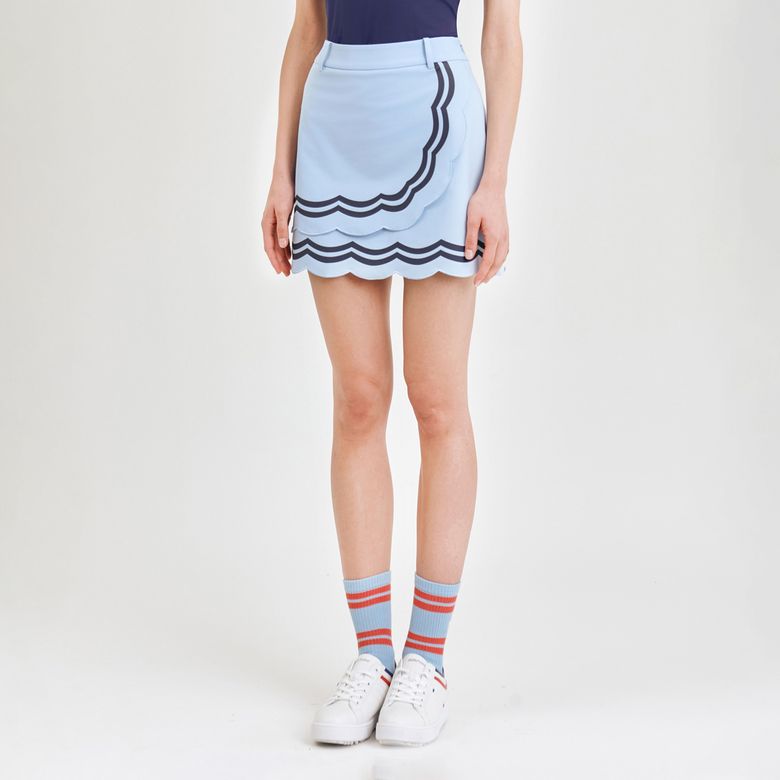 Wave Wrap Culottes_S/Blue