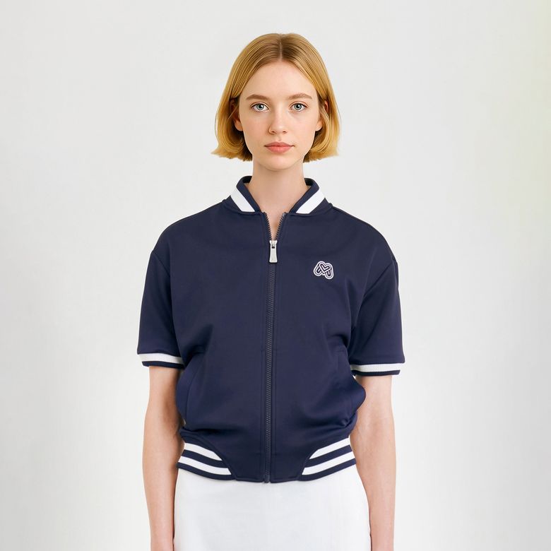 Jersey Short Sleeve Jumper_Navy