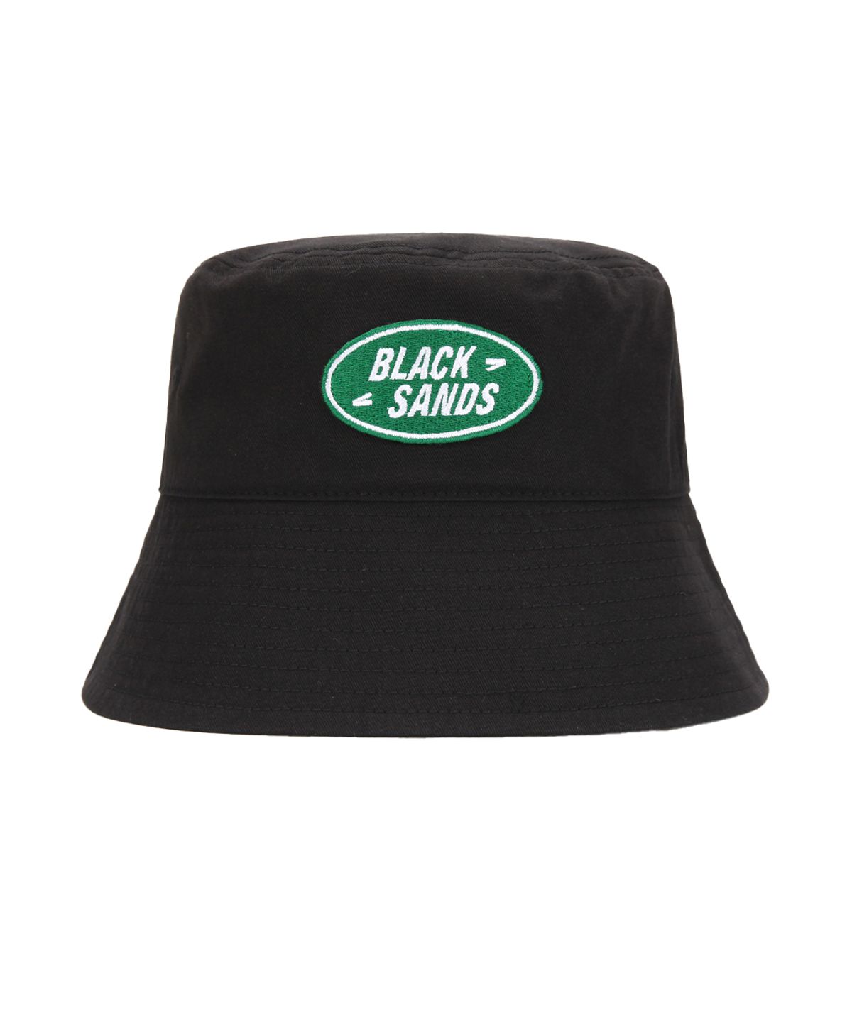 블랙샌즈(BLACK SANDS) 써클 패치 자수 버킷햇_블랙