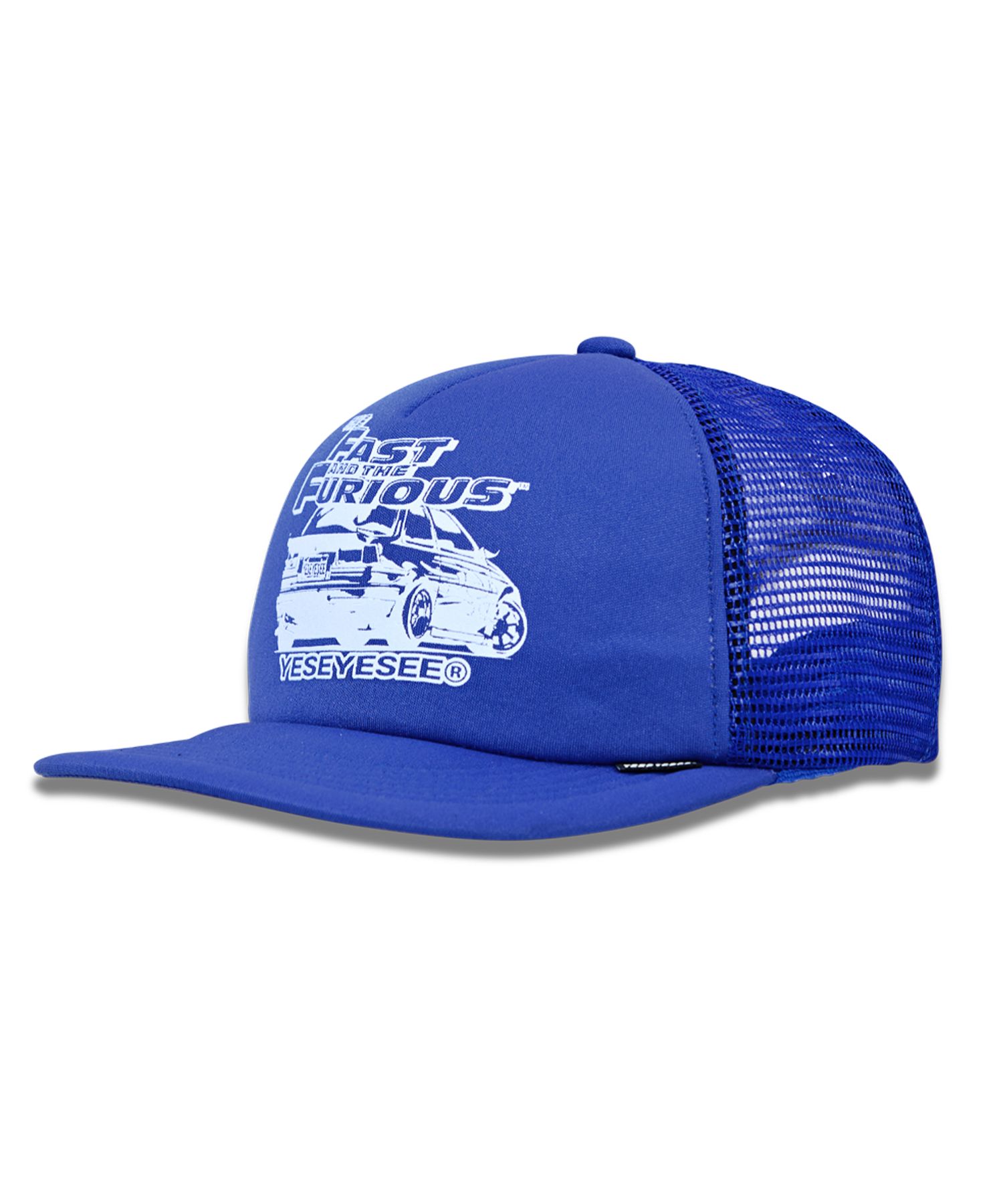 [YESEYESEE]★Y.E.S x Fast & Furious Trucker Cap MUSINSA | YESEYESEE YES x Fast & Furious Trucker Cap Blue