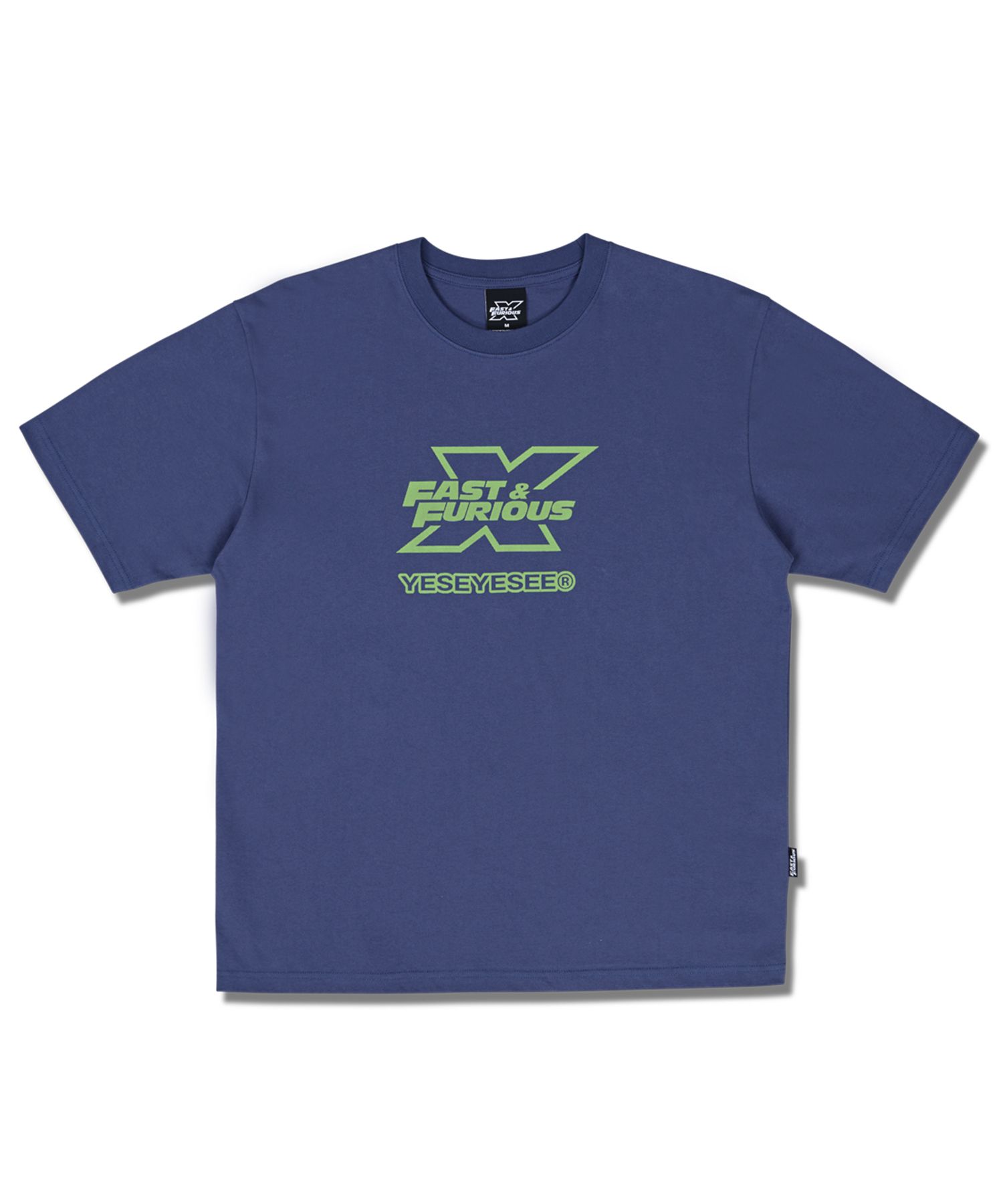 [YESEYESEE]★Y.E.S x Fast & Furious Emblem Tee MUSINSA | YESEYESEE YES x Fast & Furious Emblem Tee Dark Blue