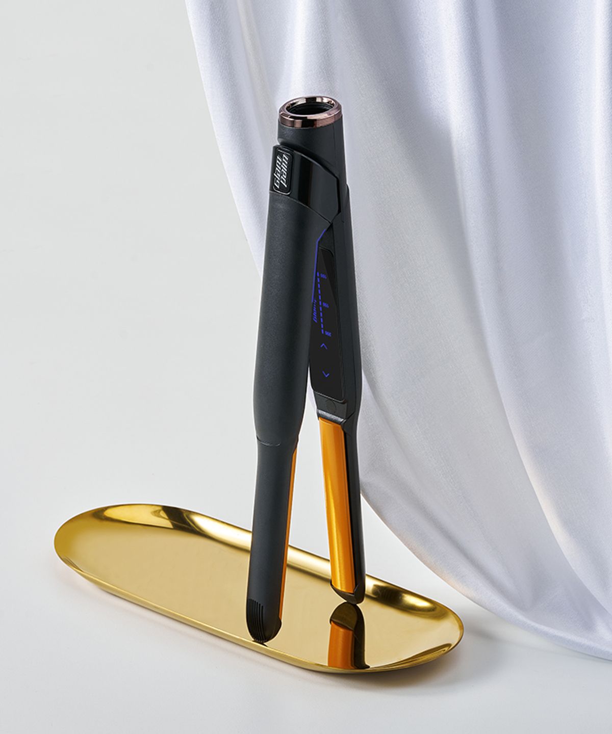 글램팜(GLAMPALM) [GP106TBK] 글램뮤즈 터치 볼륨 슬림 GP106T(오리지널블랙) 남자고데기 뿌리볼륨