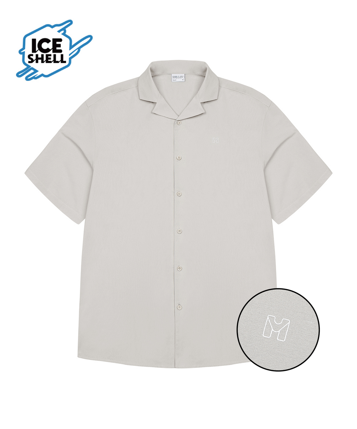 밀레 클래식(MILLET CLASSIC) MCC 심플 아이스쉘 셔츠_L/BEIGE