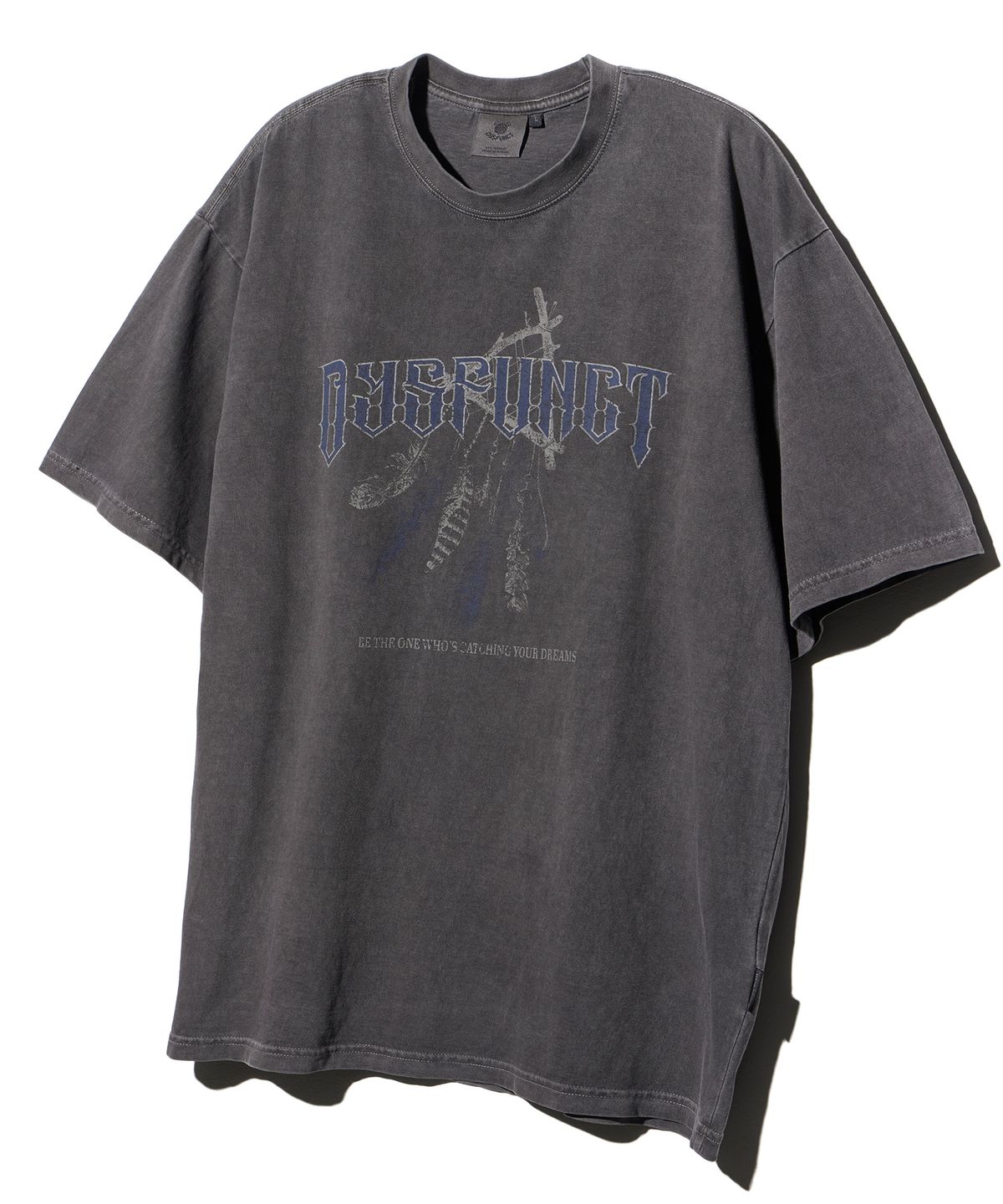 디스펑트(DYSFUNCT) DREAM CATCHER PIGMENT T-SHIRT (CHARCOAL)