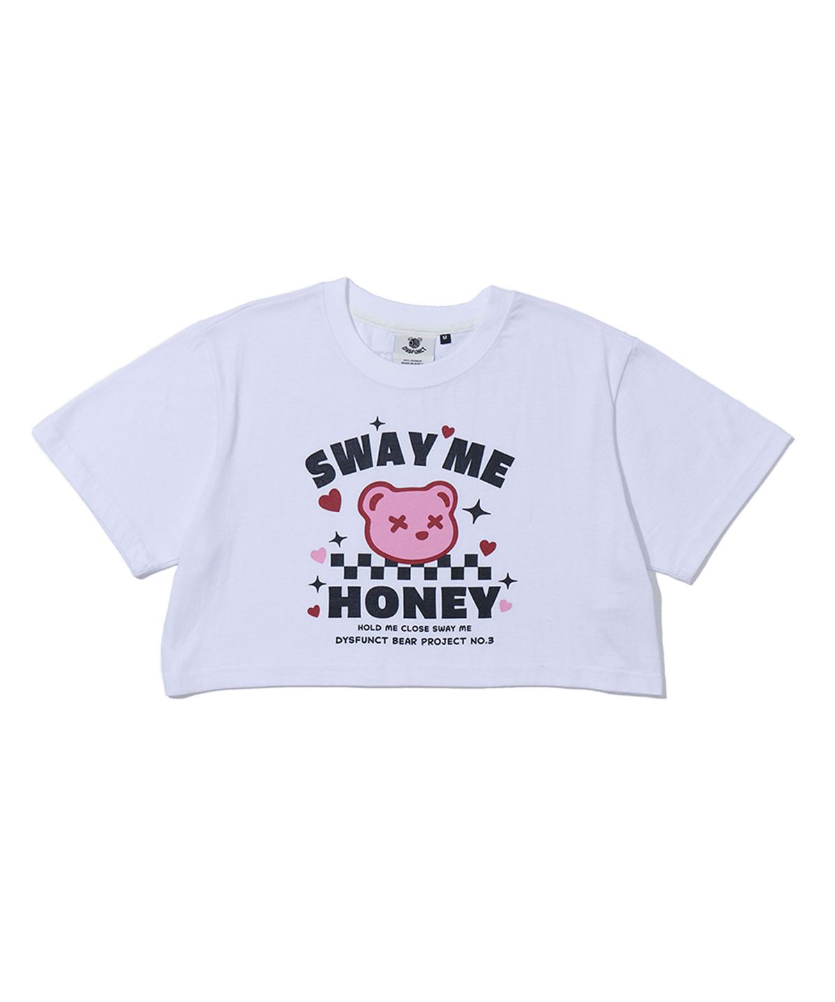 디스펑트(DYSFUNCT) SWAY ME CROP T-SHIRT (WHITE)