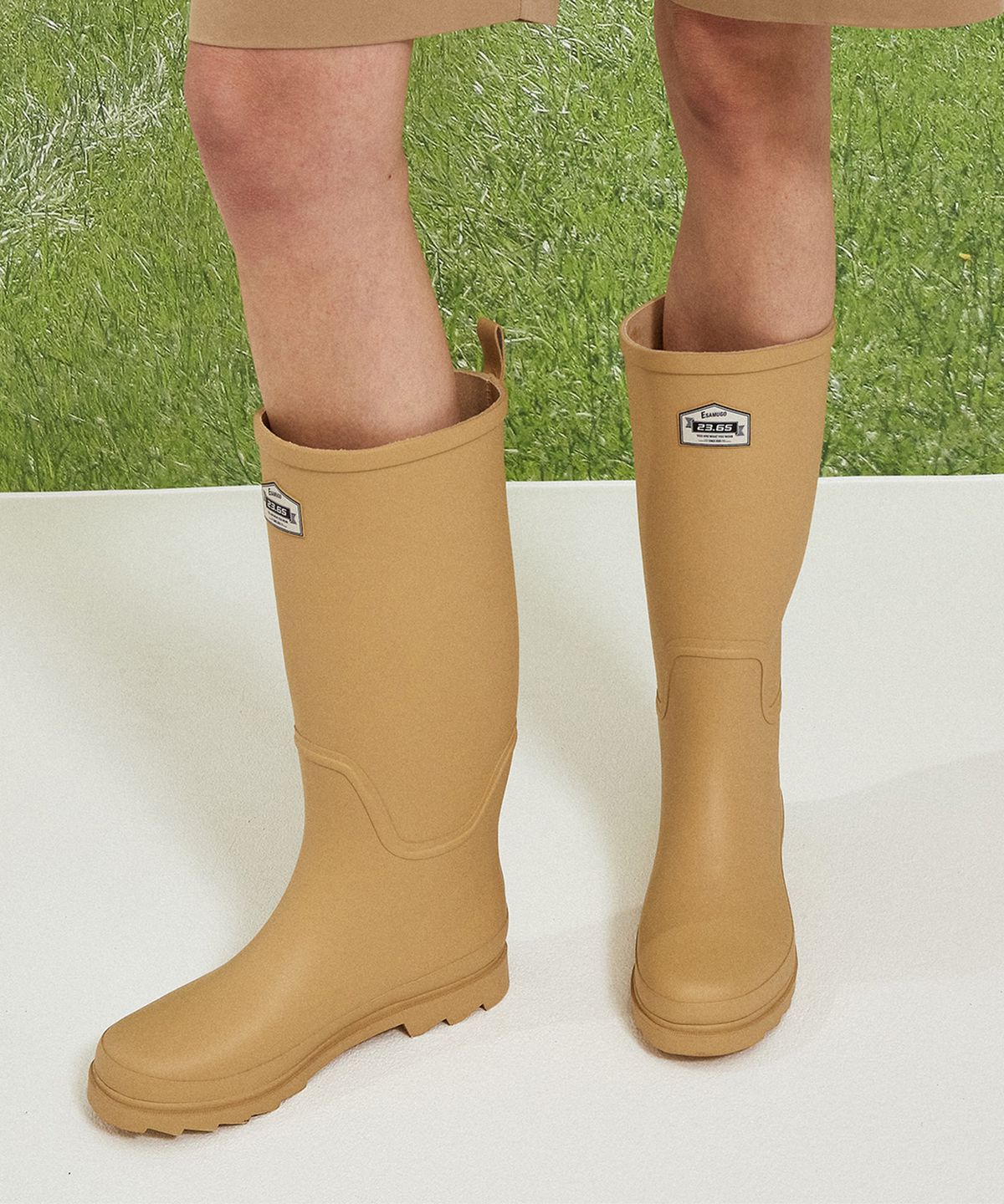23.65(23.65) RAIN BOOT BEIGE