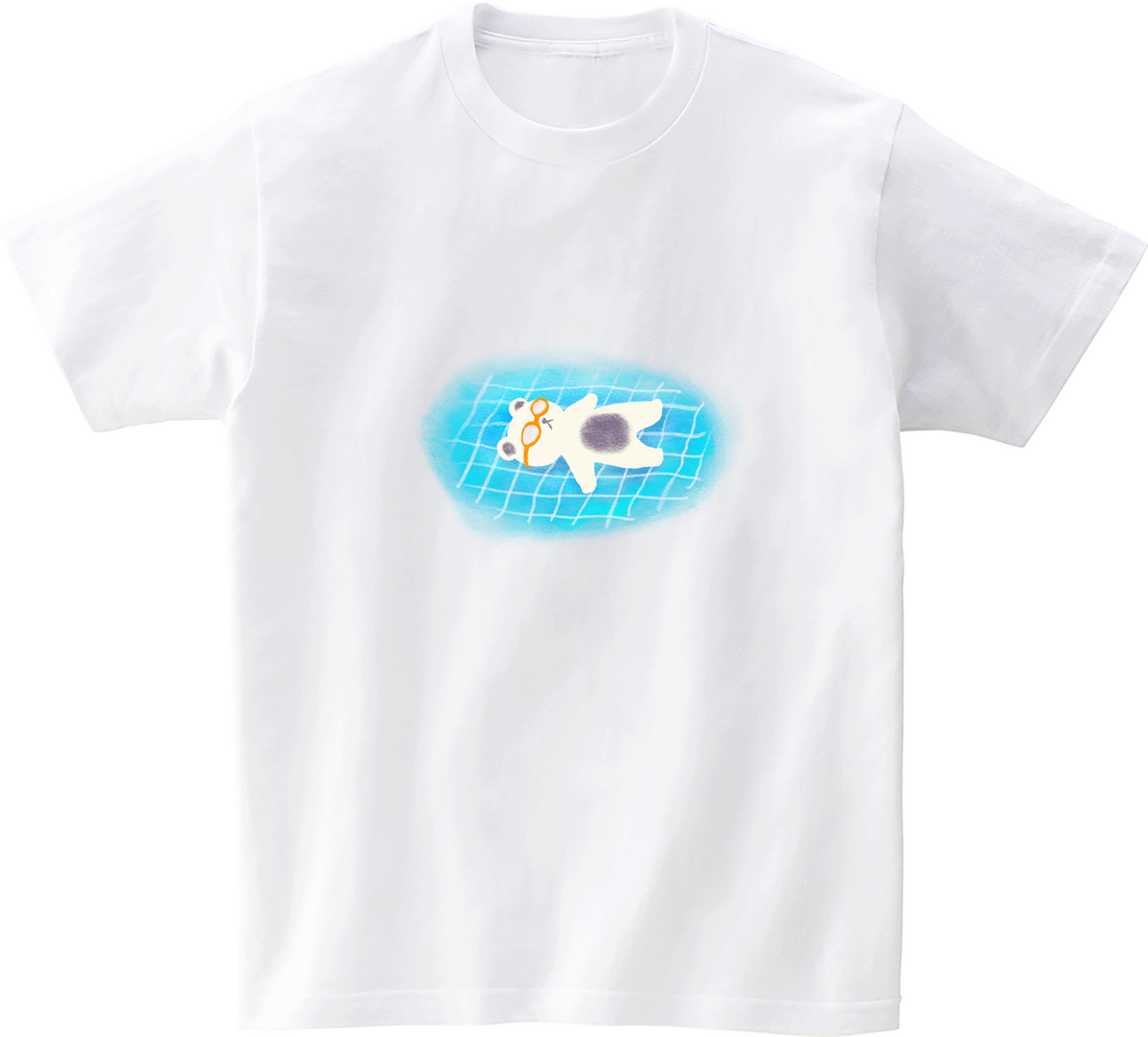 어썸어스(AWESOMEUS) POOL BEAR 반팔 티셔츠 화이트