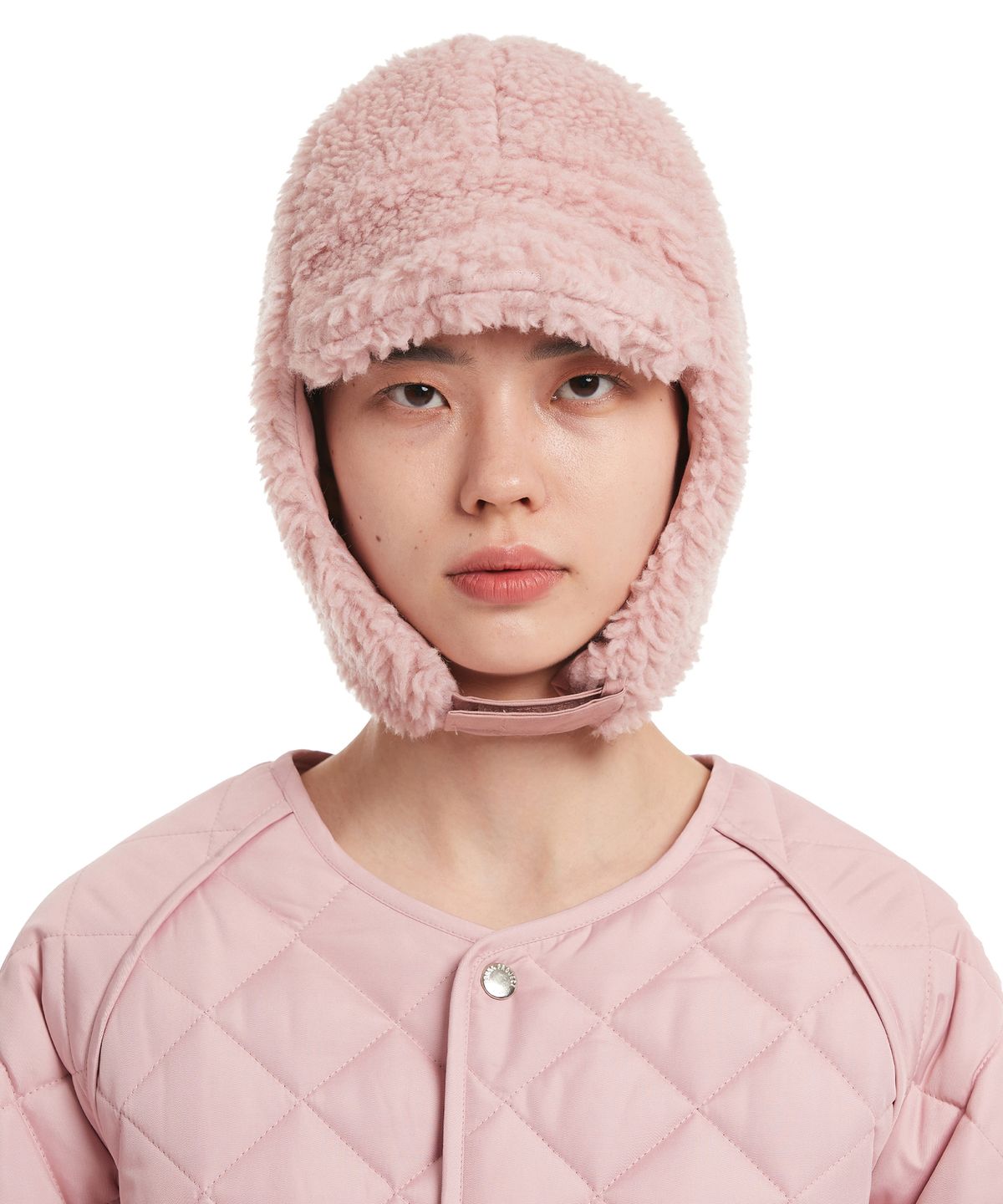 트렁크프로젝트(TRUNK PROJECT) Shearing Aviator Hat_Pink