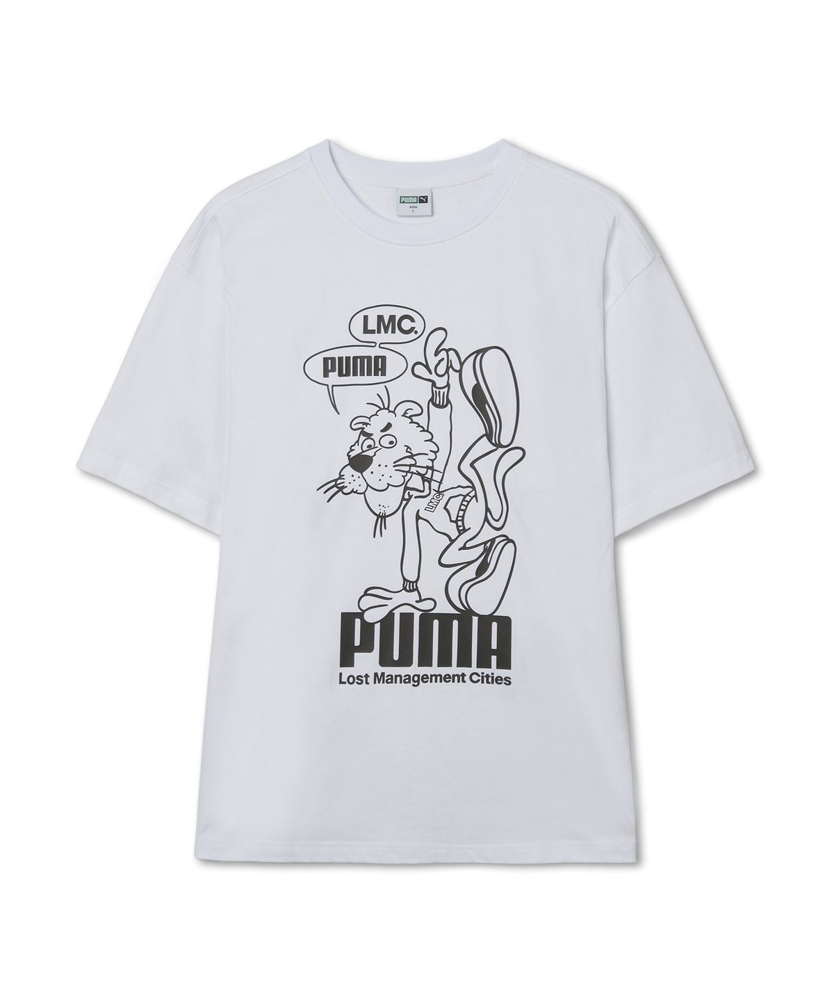 푸마(PUMA) 푸마ⅩLMC 그래픽 반소매 티셔츠 - 화이트 / 940067-01