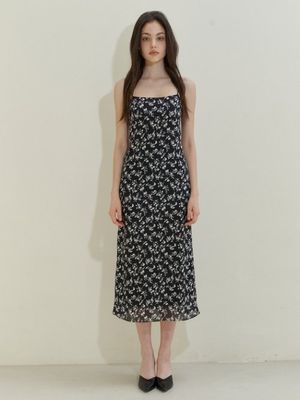 Iris long dress - black