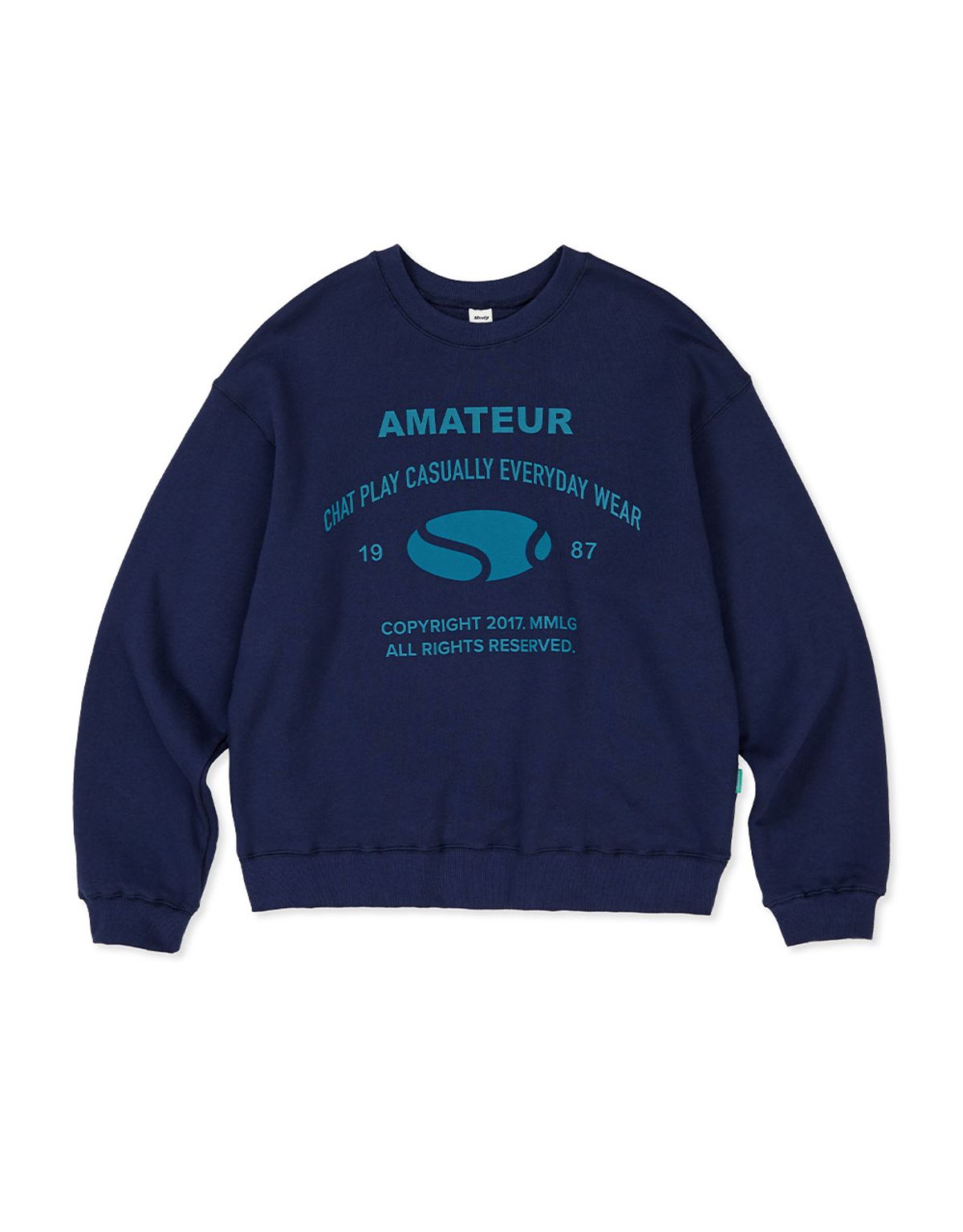 엠엠엘지(MMLG) [Mmlg] AMATEUR SWEAT (BLUE NAVY)