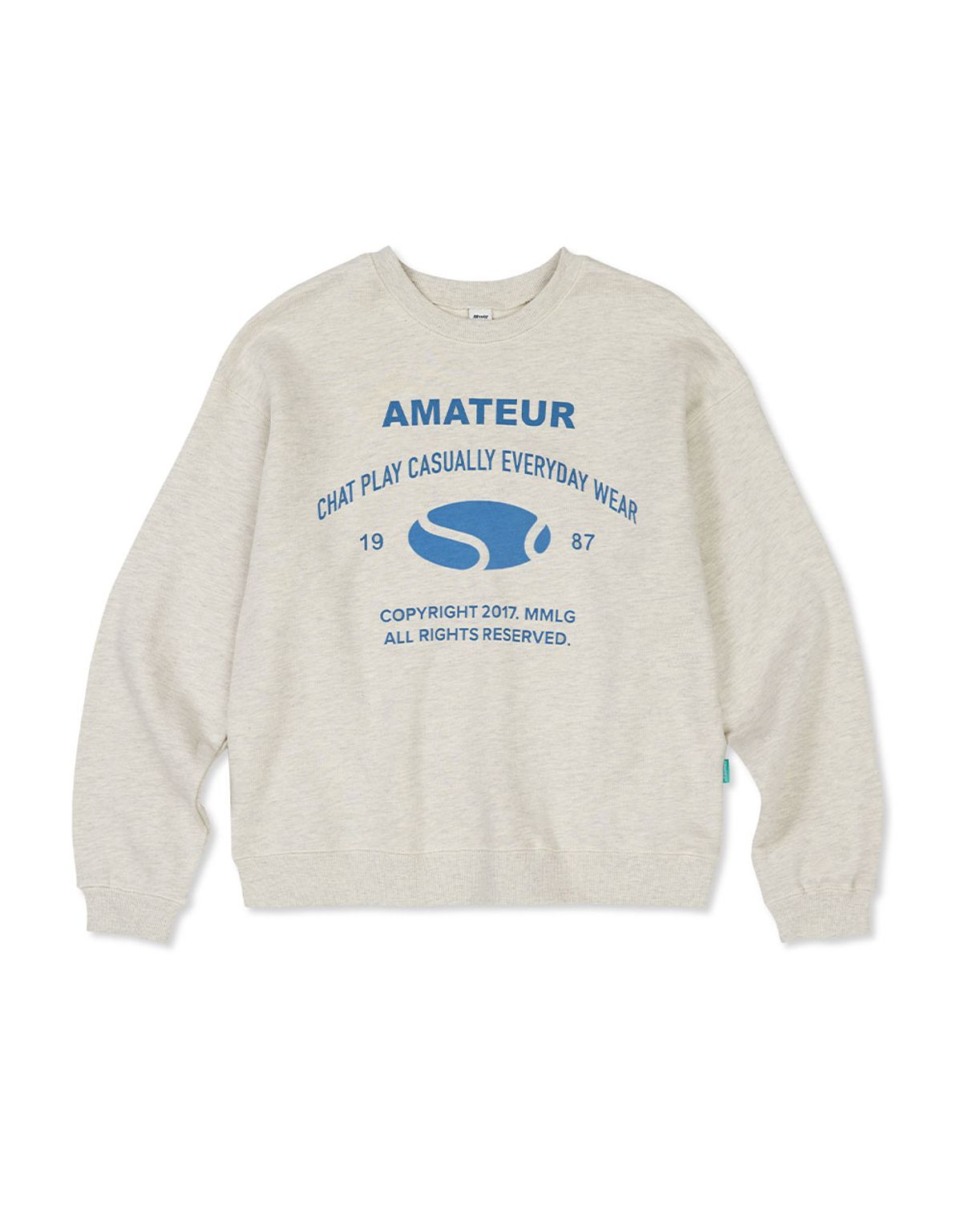 엠엠엘지(MMLG) [Mmlg] AMATEUR SWEAT (OATMEAL)
