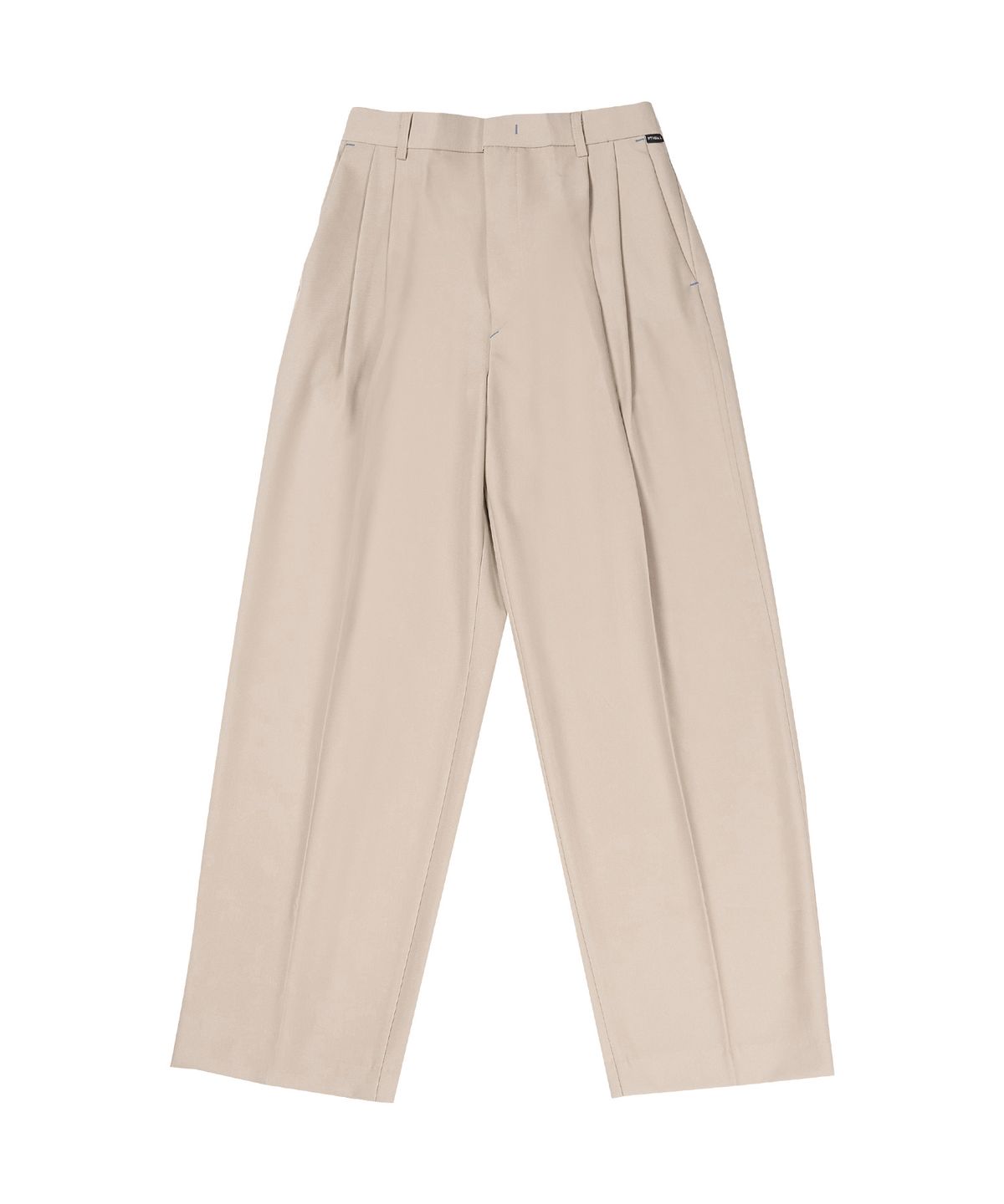 스티그마(STIGMA) 23 TWO TUCK BANDING  WIDE SLACKS BEIGE