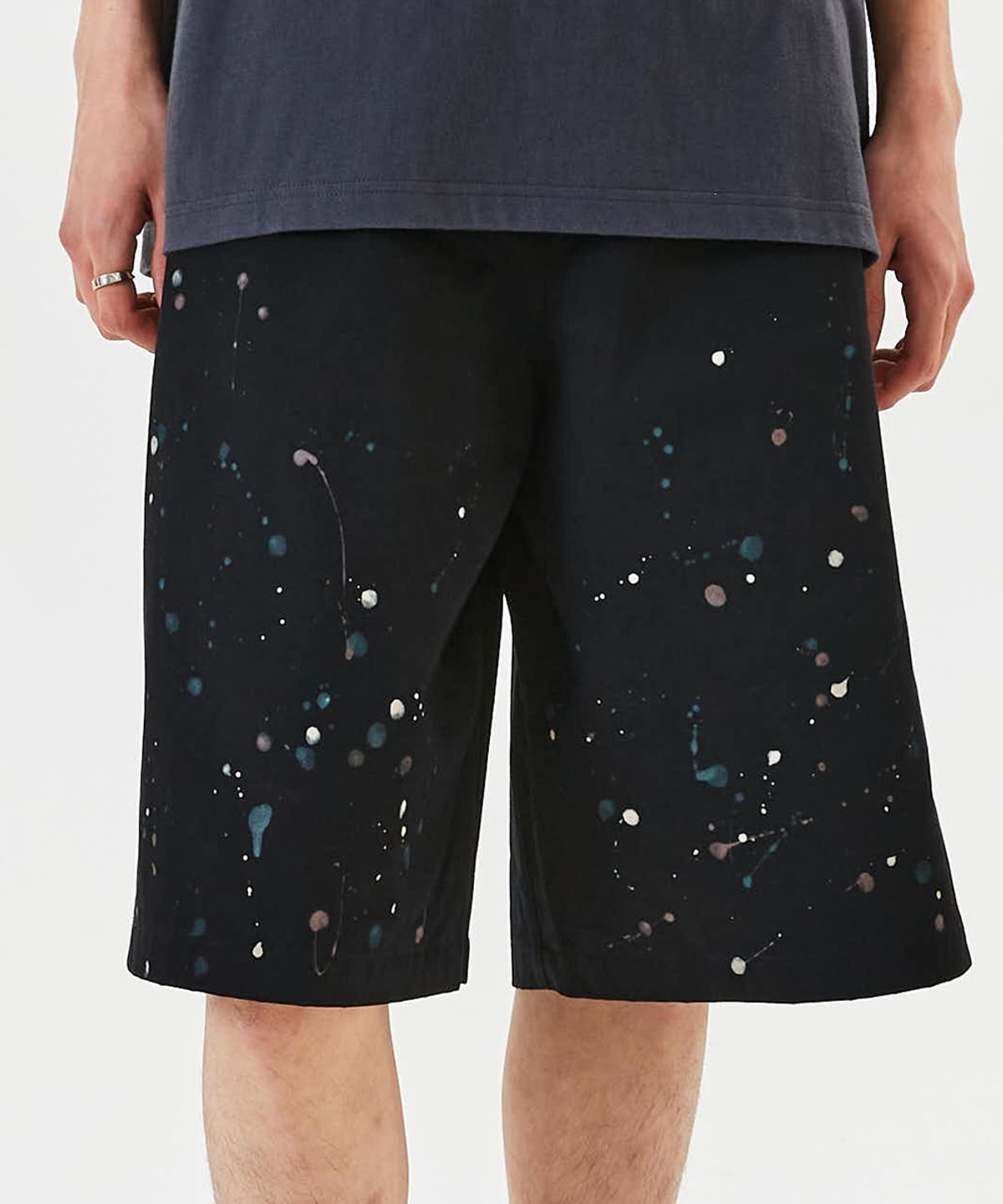 마크곤잘레스(MARK GONZALES) PAINTER CHINO SHORT - BLACK