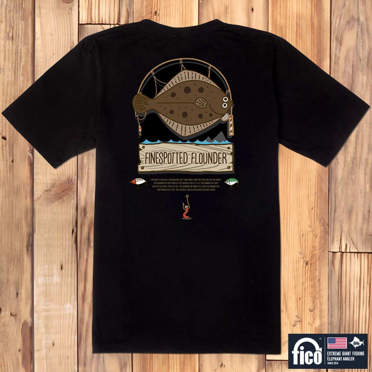 돌돌(DOLDOL) FICO_tshirts-137 익스트림 낚시 브랜드 피코 시즌2 캐릭터 그래픽 디자인 티셔츠