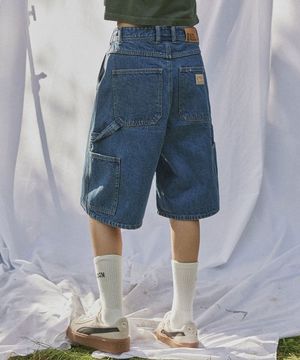 버나드 7907 카펜터 버뮤다 미디움인디고 쇼츠팬츠