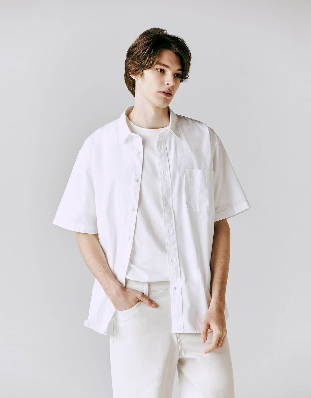 지오다노(GIORDANO) 옥스포드 반팔셔츠 043510 [6color]