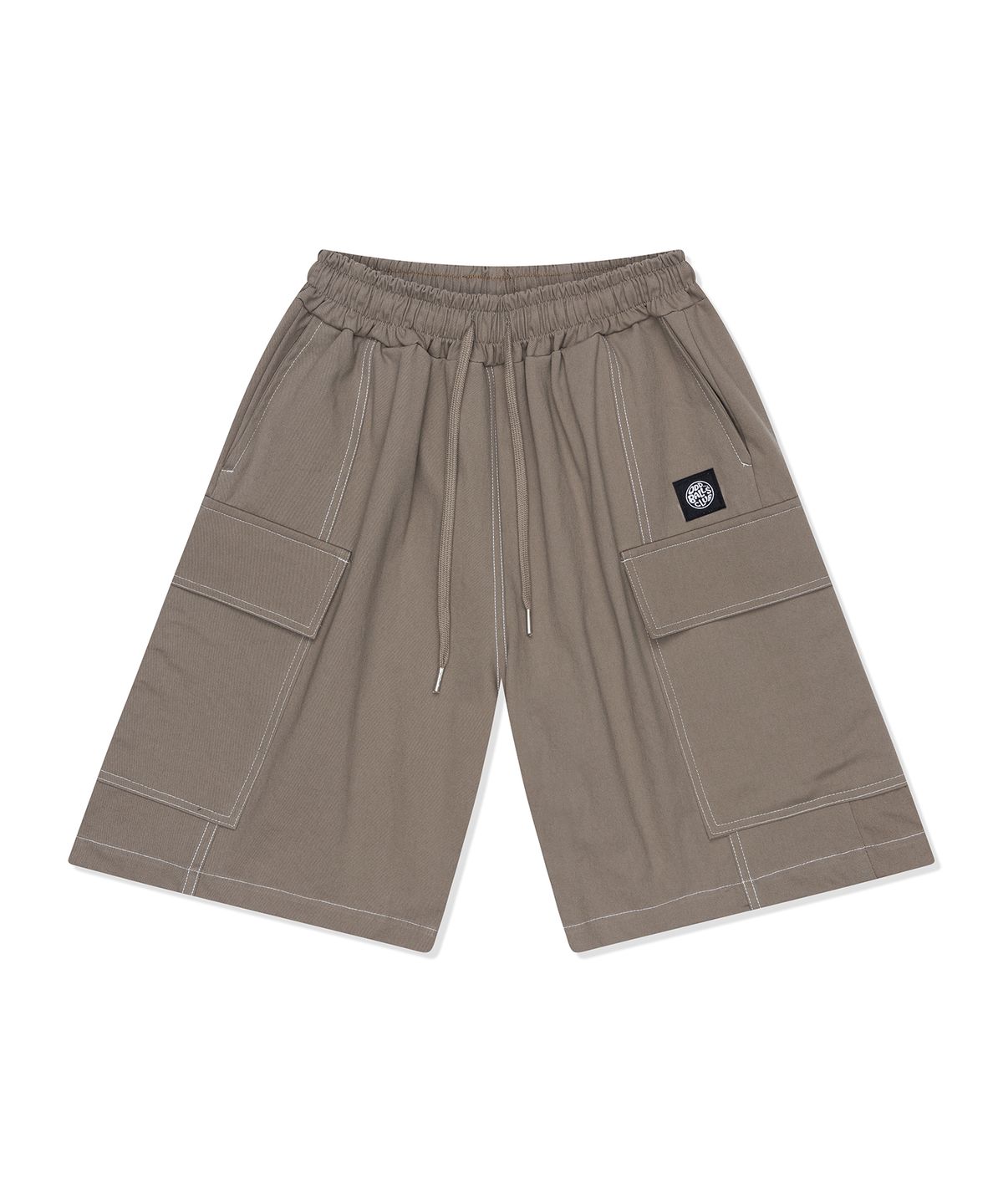 오드볼스클럽(ODDBALLS CLUB) ODBC 스티치 카고 쇼츠 카키
