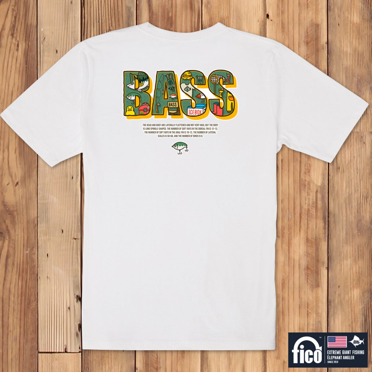 돌돌(DOLDOL) FICO_tshirts-139 익스트림 낚시 브랜드 피코 시즌2 캐릭터 그래픽 디자인 티셔츠