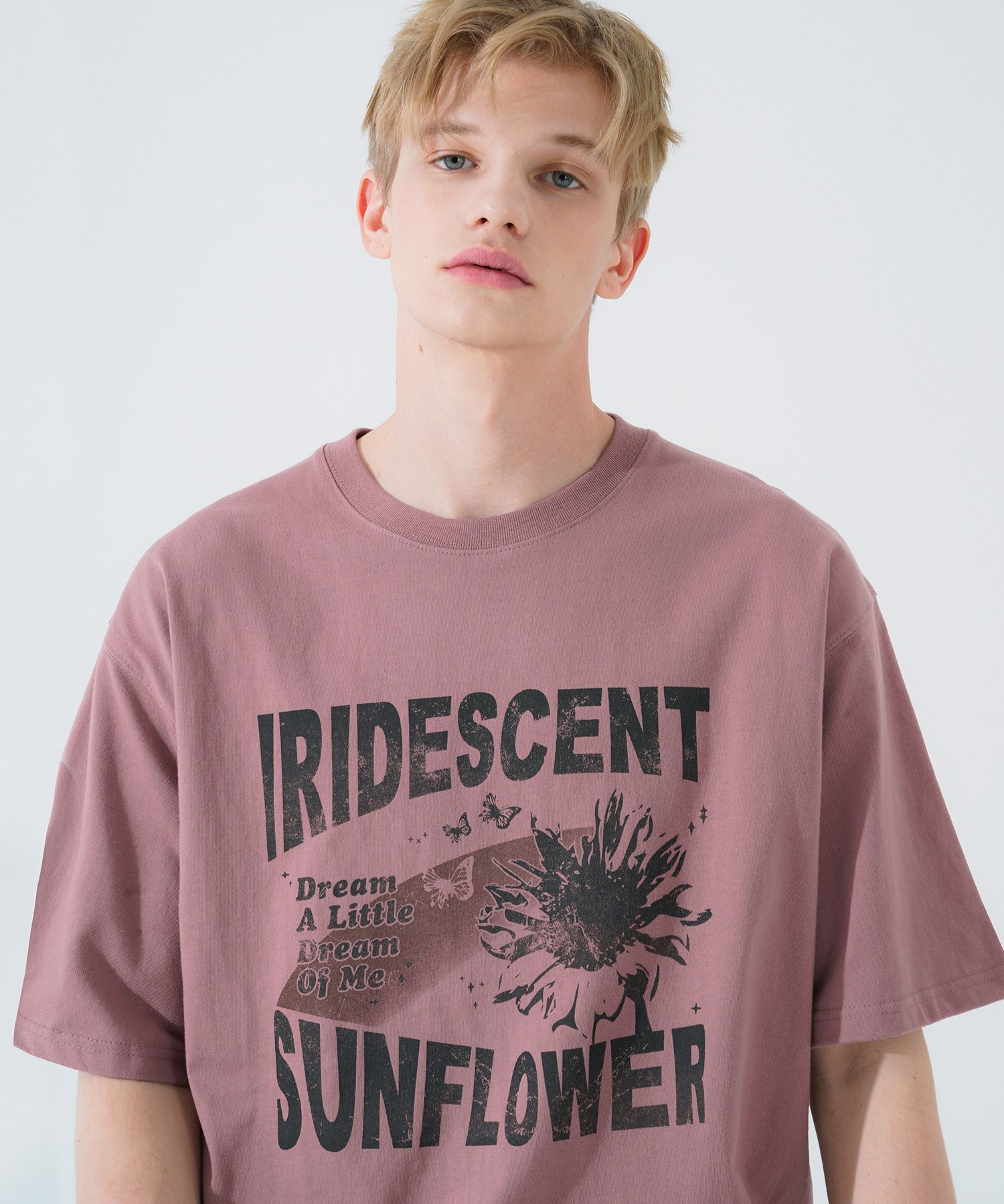 MUSINSA公式 | WVPROJECT Sunflower short sleeve t-shirt old