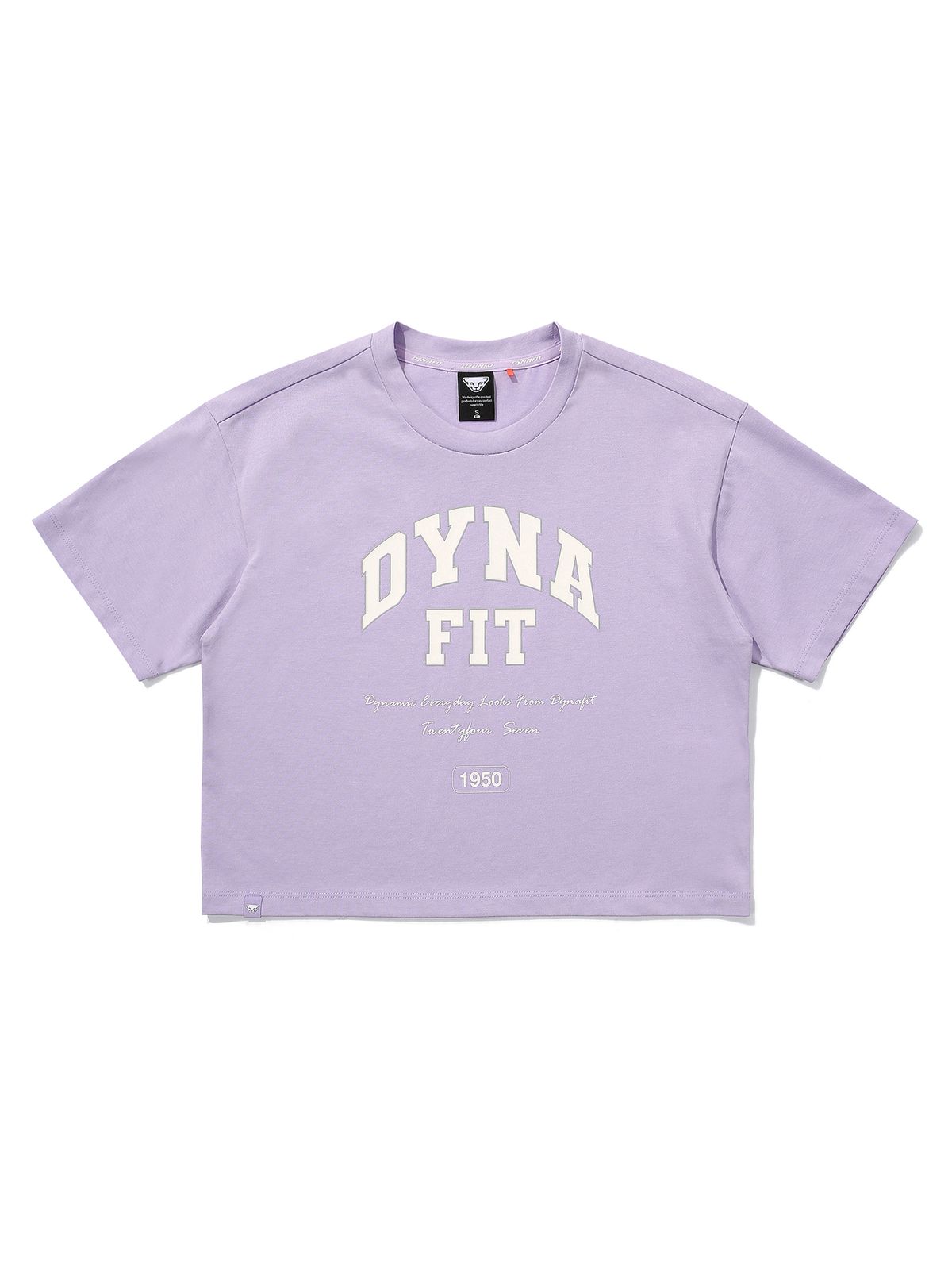 다이나핏(DYNAFIT) ATTENSION (어텐션) β 반팔티_Pastel Violet