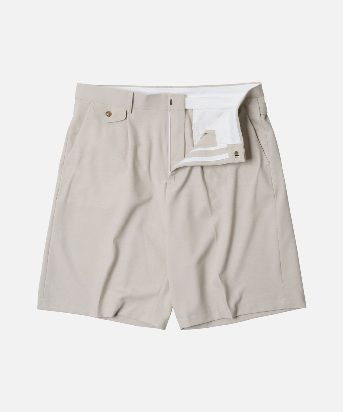 프리즘웍스(FRIZMWORKS) WIDE BERMUDA PANTS _ IVORY