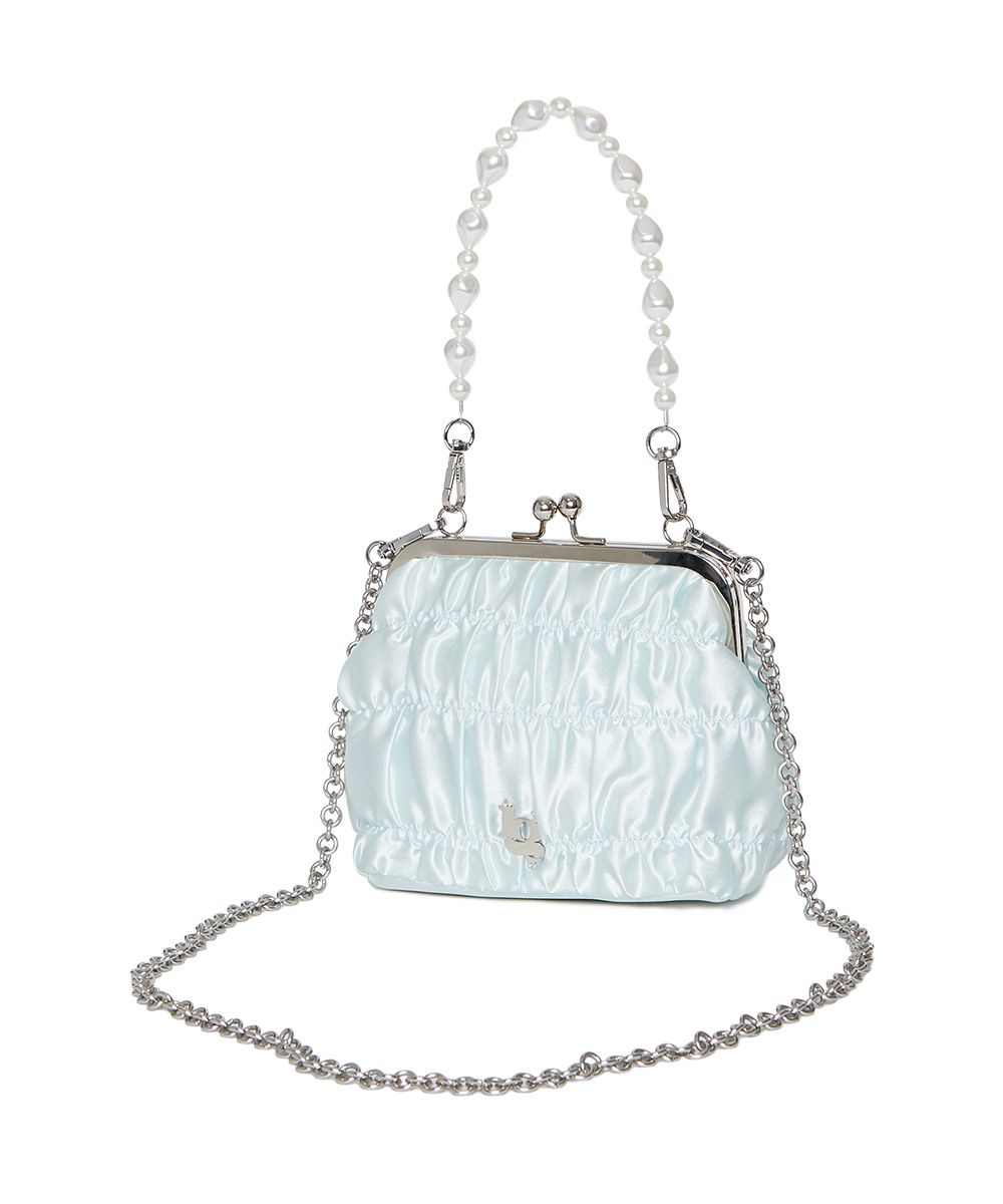 ★送料・関税込★ILLIGO★Shirring Ribbon Bag★バッグ★ HALF SHIRRING RIBBON ROUND BAG IN BLACK – Matin Kim