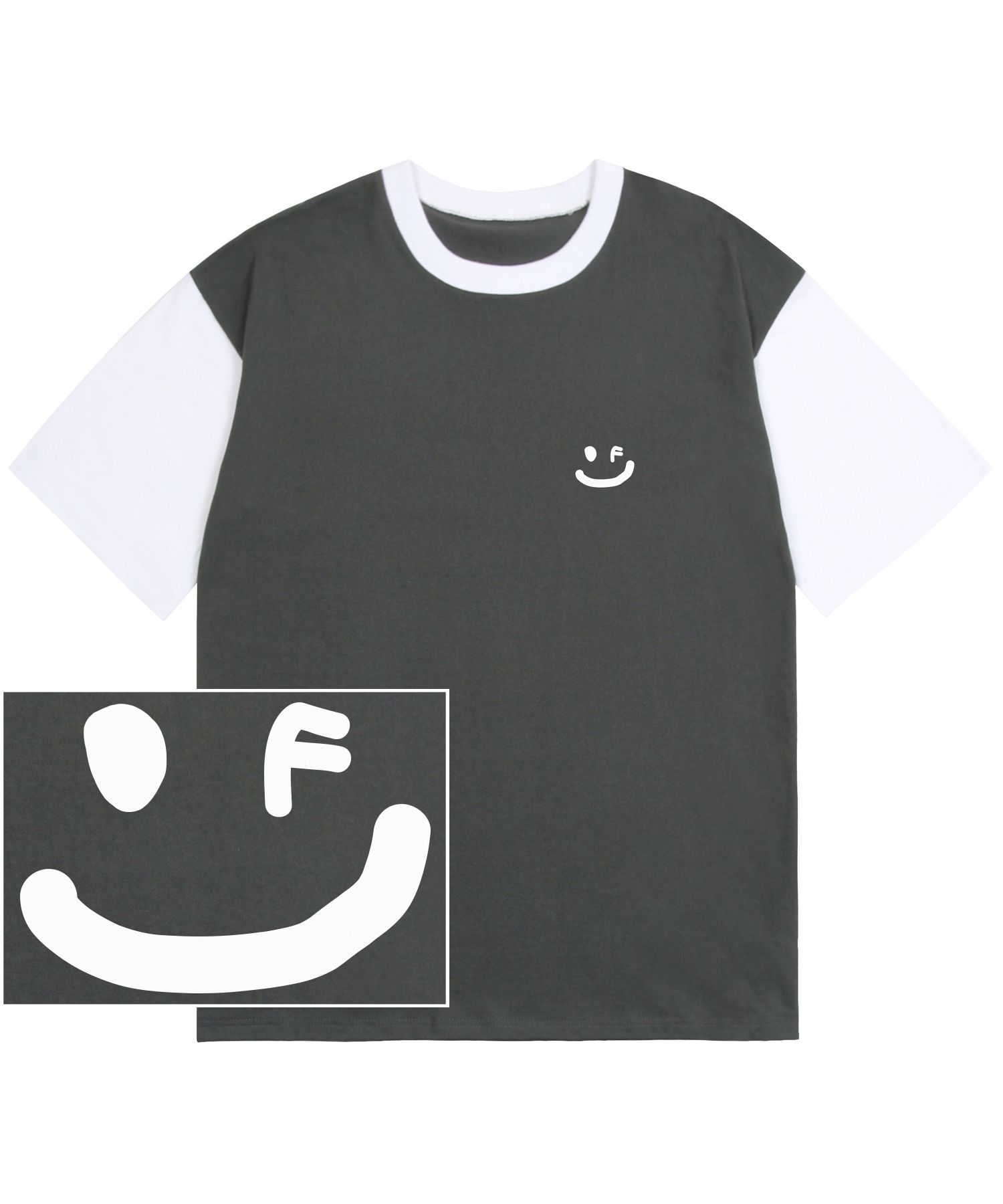 MUSINSA | GRAVER [UNISEX] Small Drawing Smile Color Matching