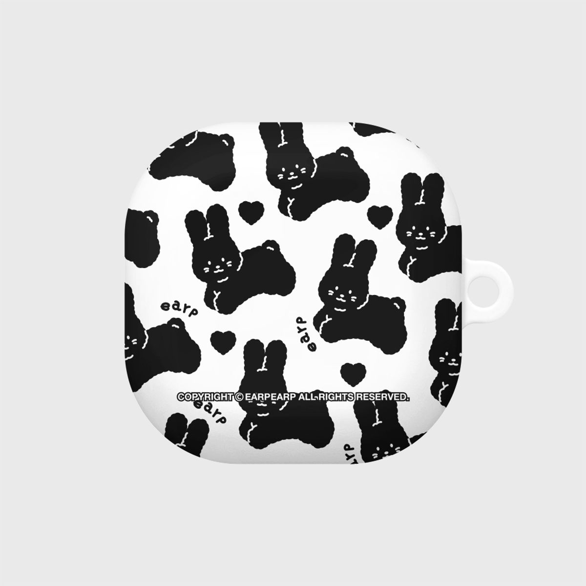 어프어프(EARPEARP) 2D HOPPING BLACK POPO-WHITE(버즈-하드)