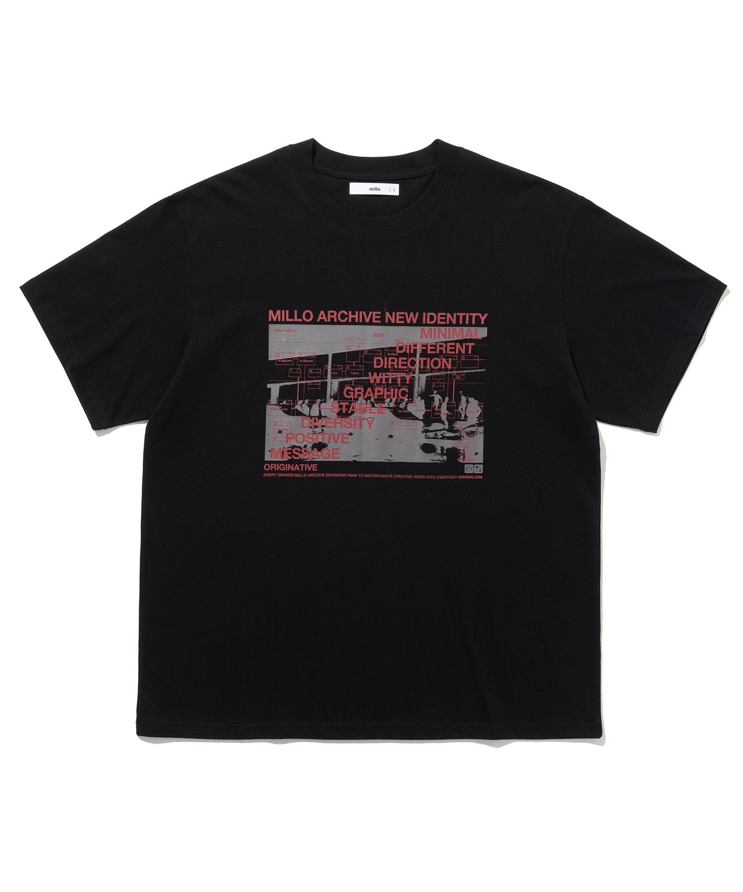 人気 ☆MILLO ARCHIVE☆ CAR RACE ARCHIVE T-SHIRTS 밀로 아카이브 레이싱 그래픽 티셔츠 네이비 | Millo Archive