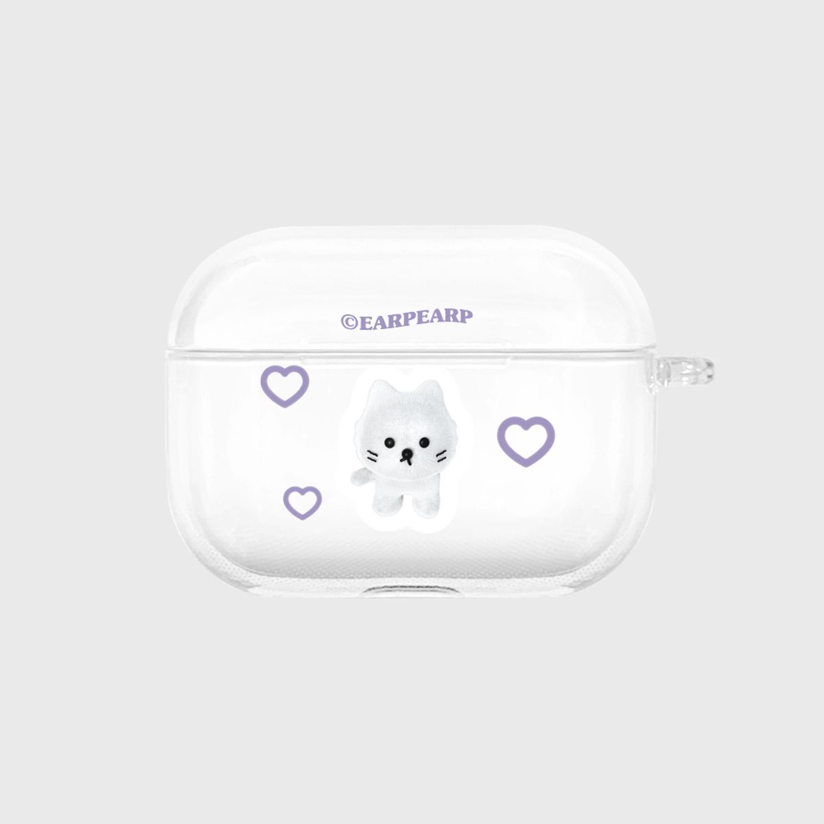 어프어프(EARPEARP) CHICHI COLLECTION-PURPLE(에어팟프로-클리어하드)