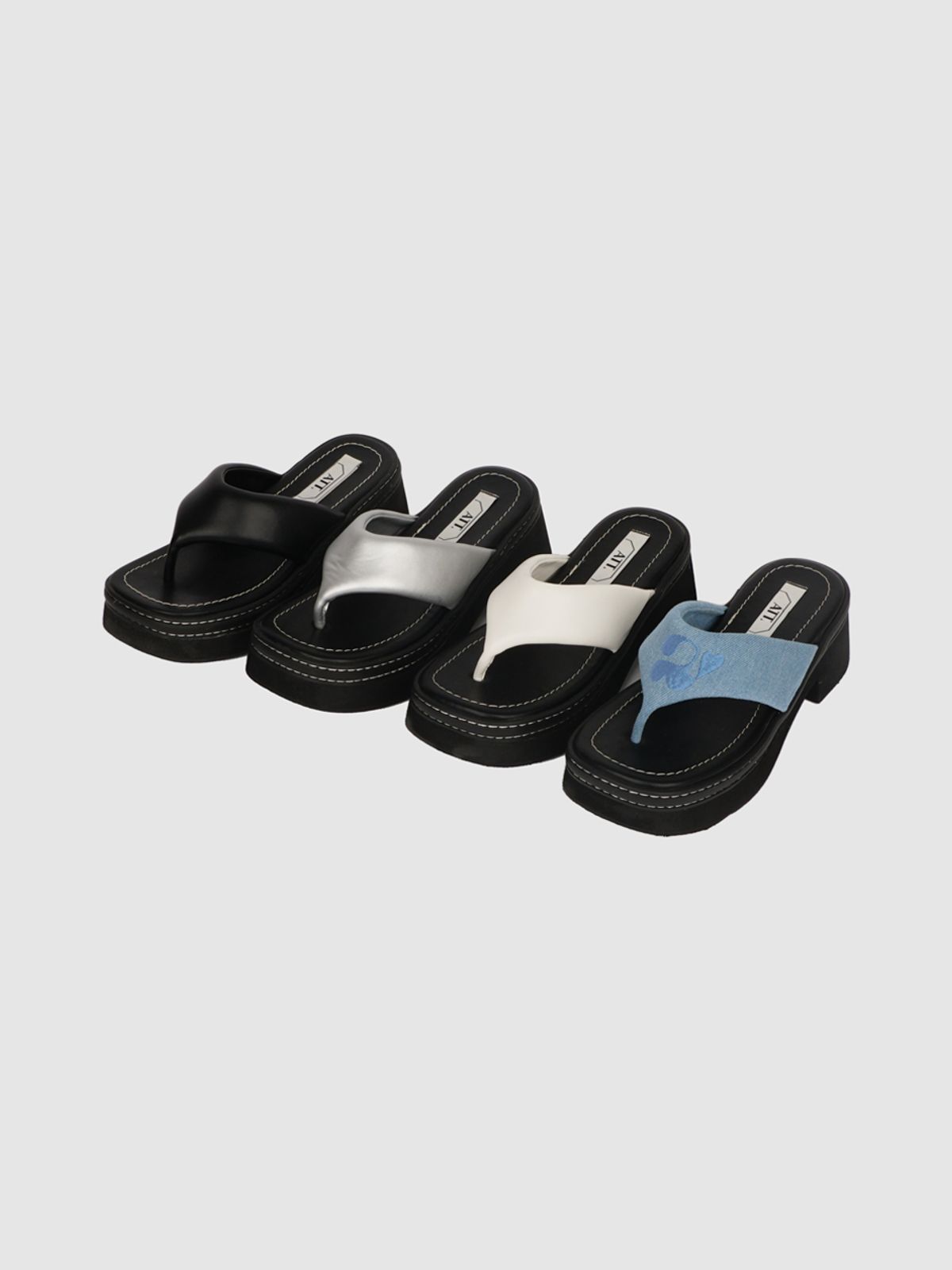 에이티티(ATT) Padded flip flop (4color)