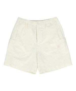 우븐 사이드 포켓 컴포트핏 쇼츠(아이보리)