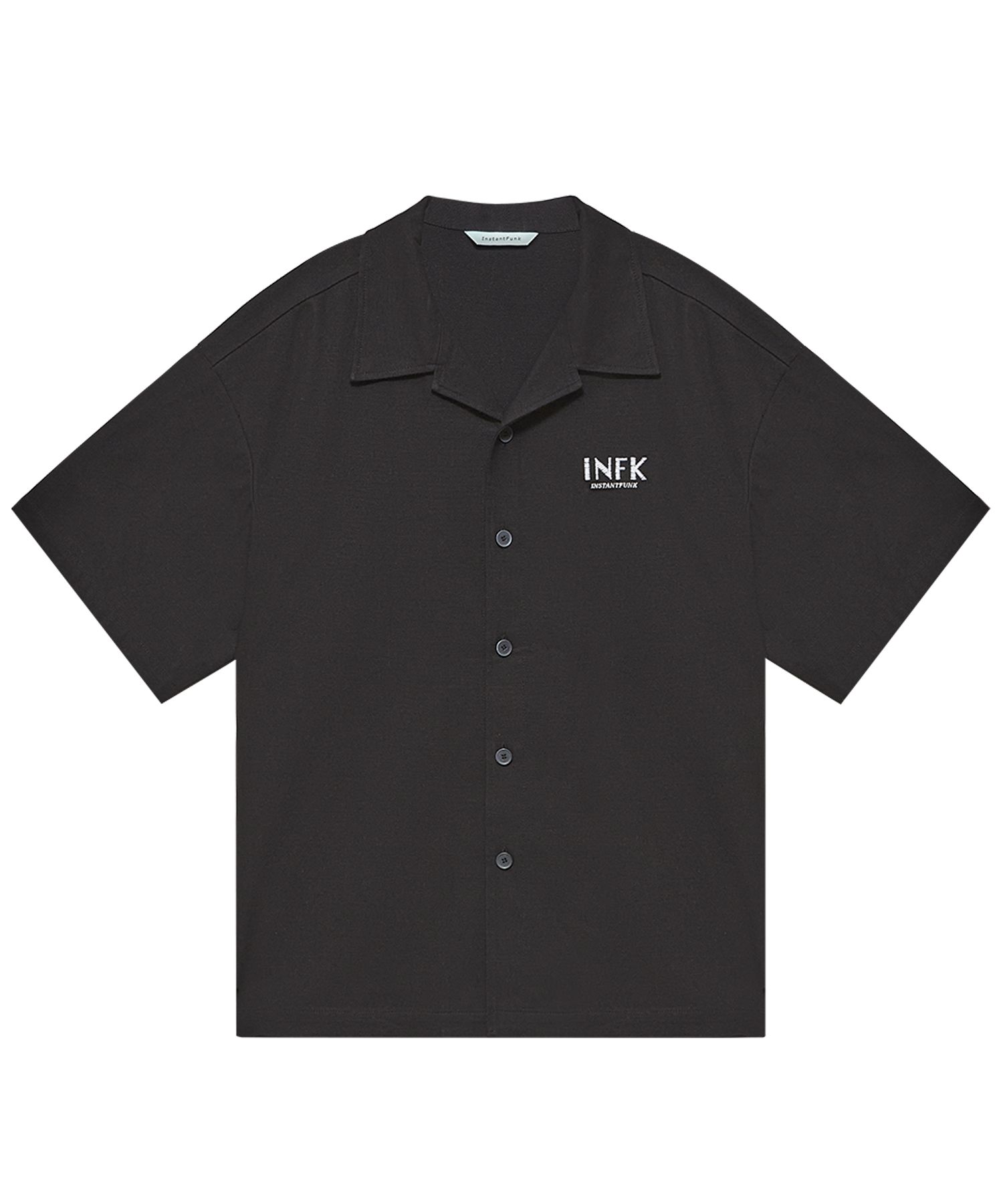 MUSINSA公式 | INSTANTFUNK Ms Oversized Oxford Shirt - Black