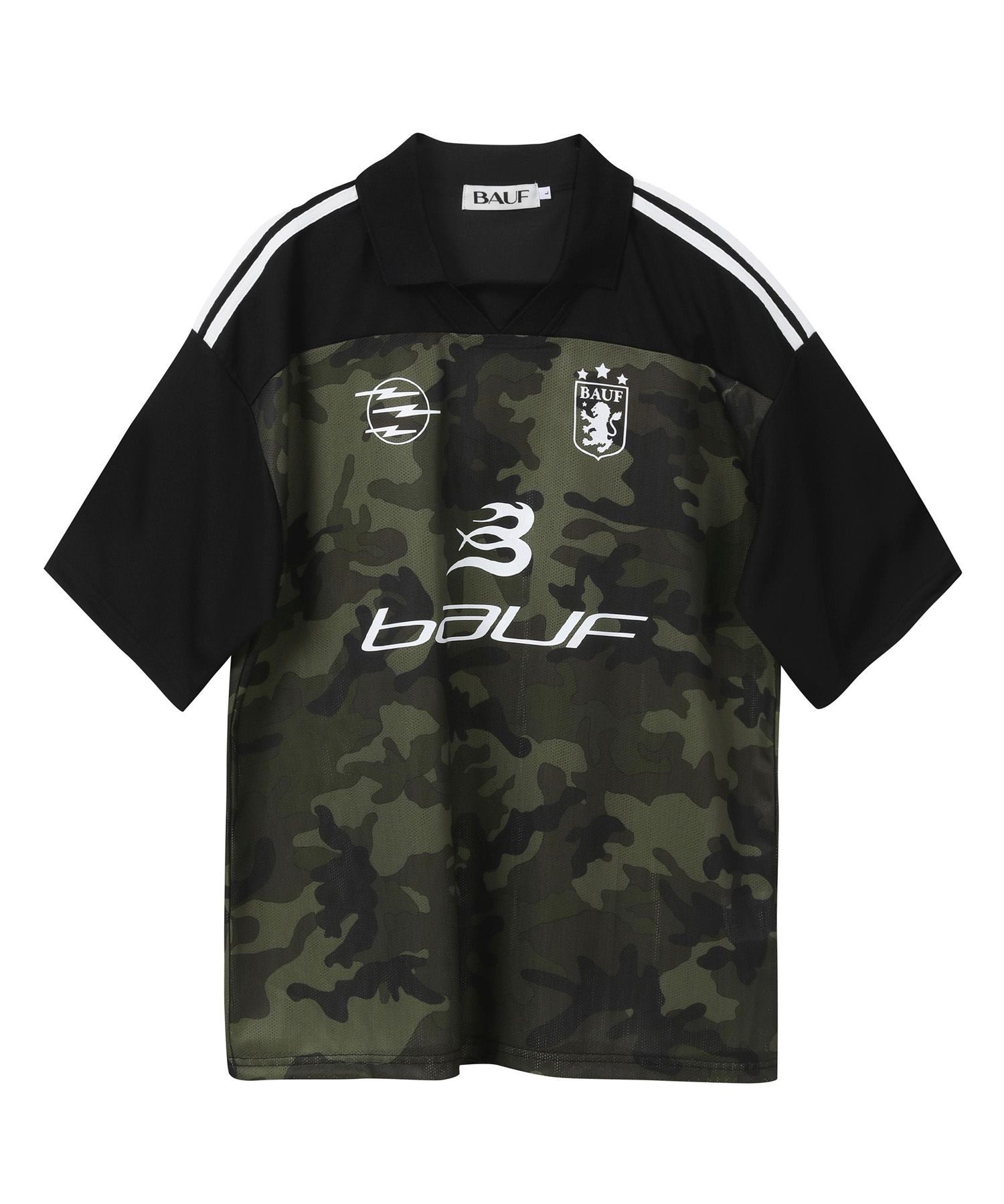韓国 人気[BAUF] B SOCCER UNIFORM SHORT-SLEEVED T-SHIRT MUSINSA | BAUF B Soccer Uniform Short Sleeve T-Shirt [White]
