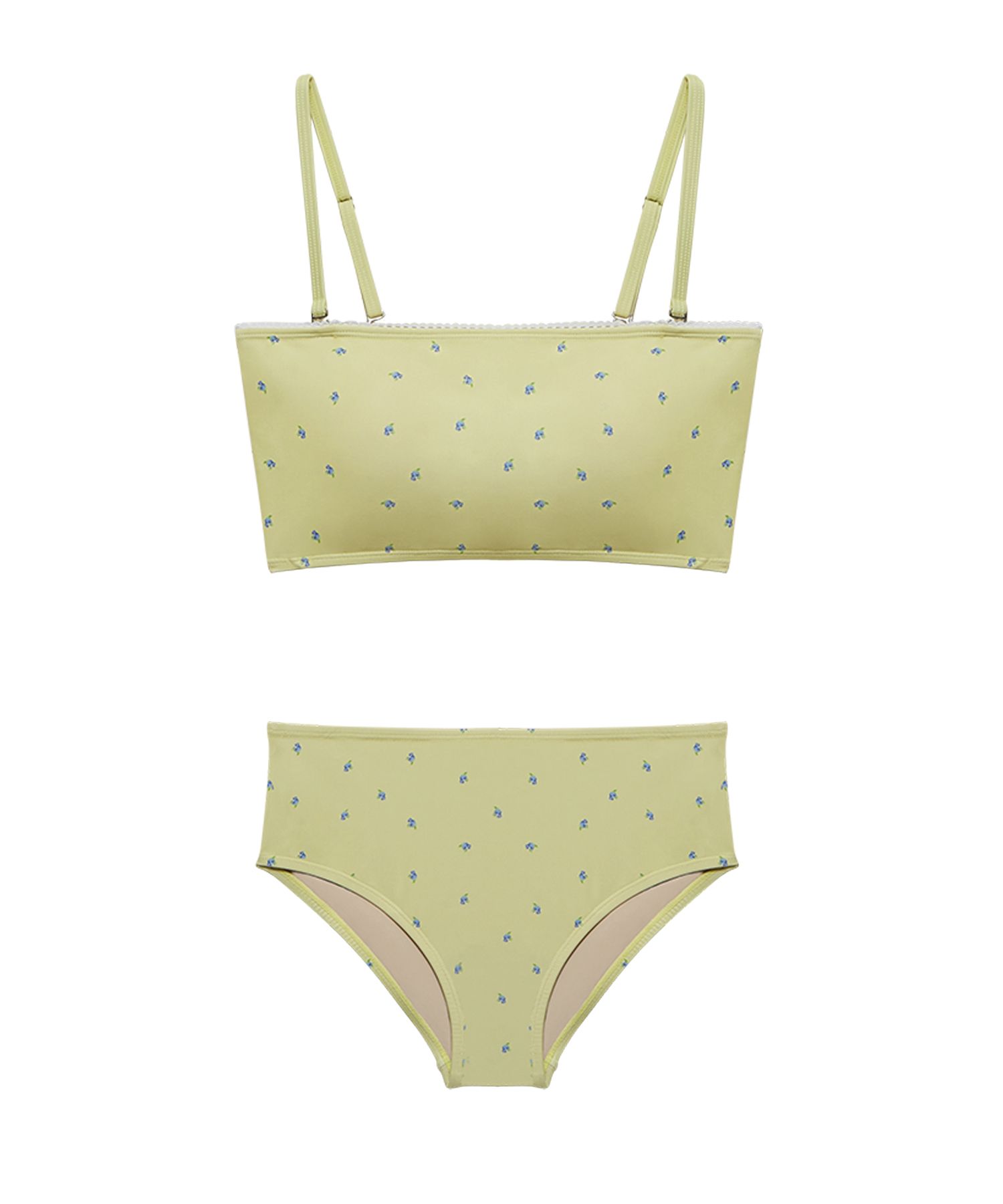 ビキニ INSTANTFUNK Floral Print High Brief Bikini HJ5B0001 MUSINSA | INSTANTFUNK Floral High Brief Bikini - Yellow