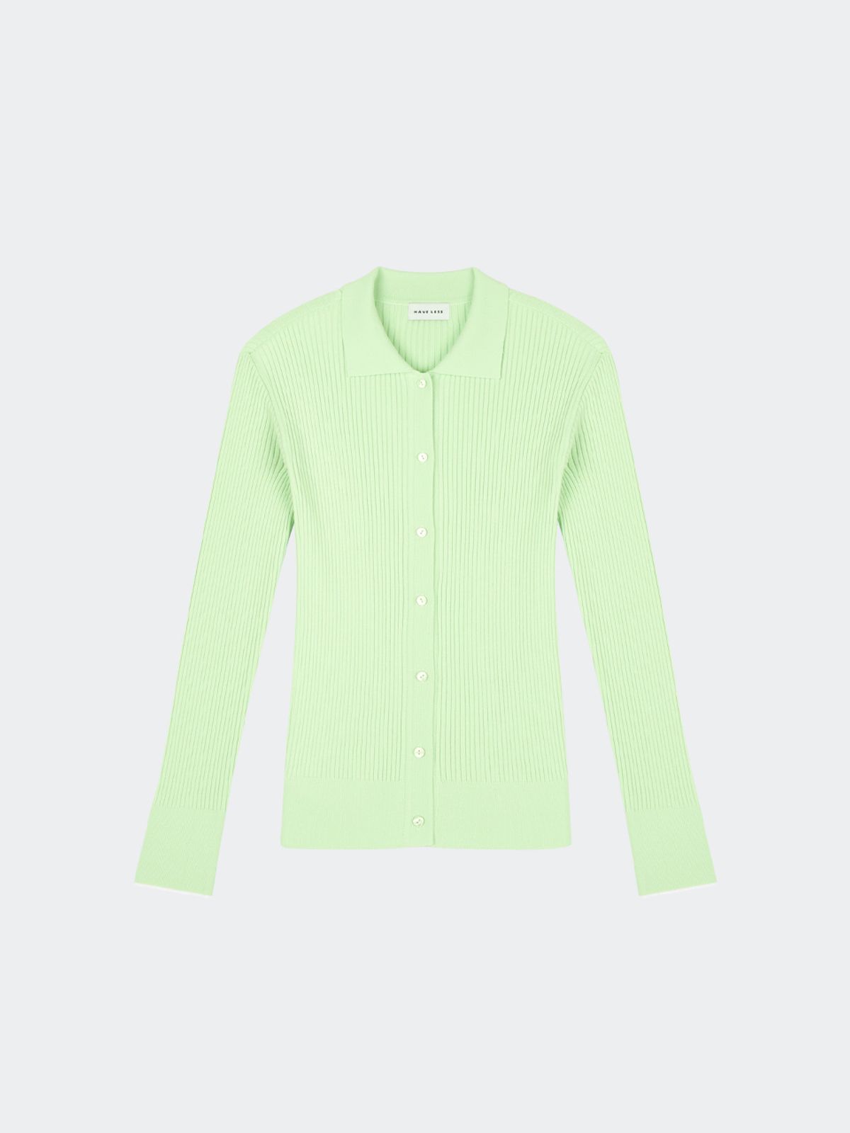 해브레스(HAVELESS) LINDA MODAL-BLEND CARDIGAN LIME