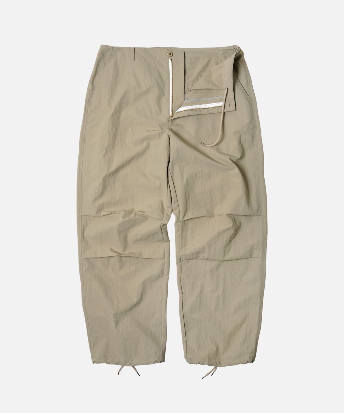 프리즘웍스(FRIZMWORKS) NYLON RIPSTOP PARACHUTE PANTS _ BEIGE
