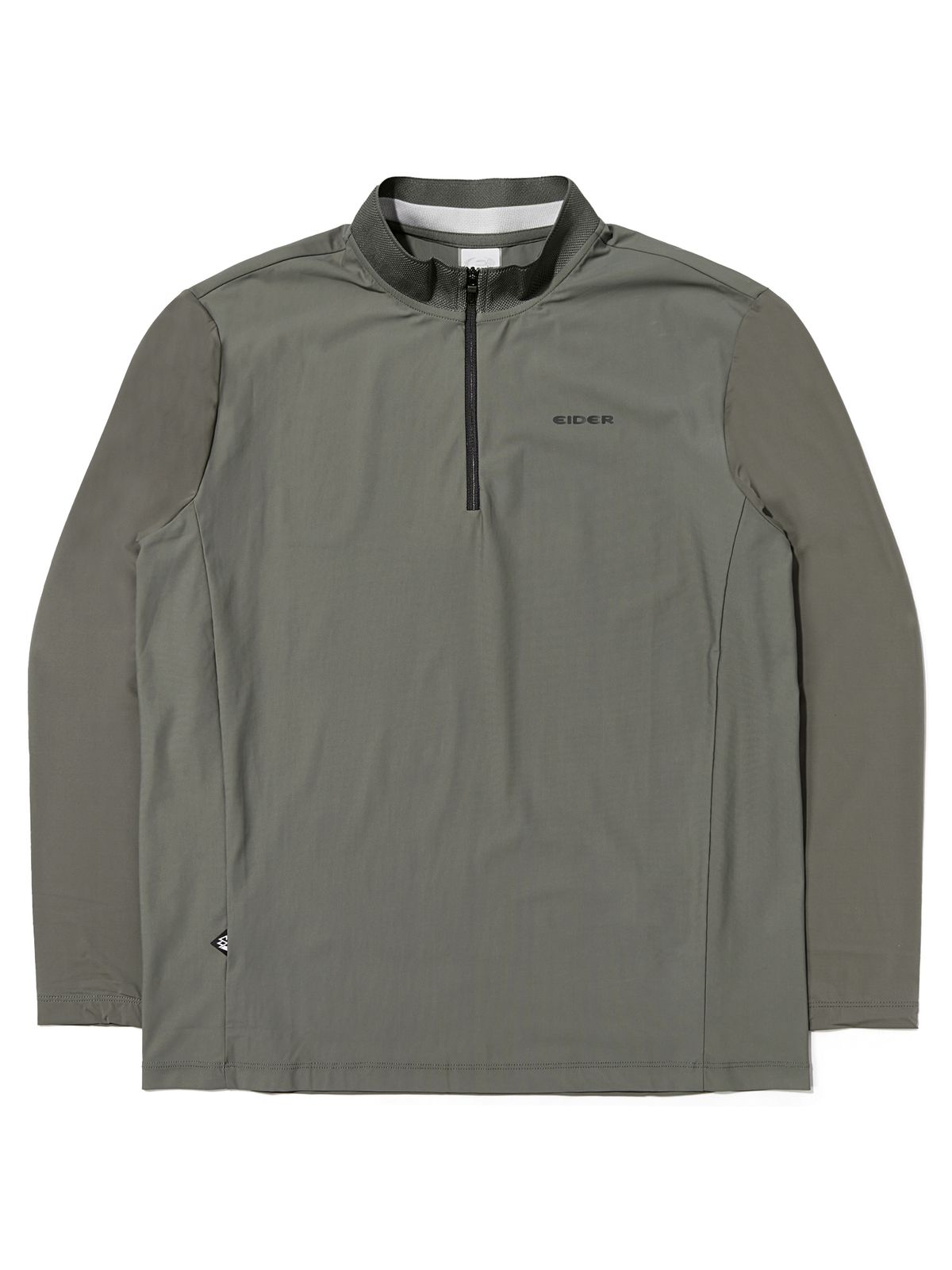 아이더(EIDER) 아이스 롱 BRISA (브리사) α 짚업 티셔츠_Light Khaki