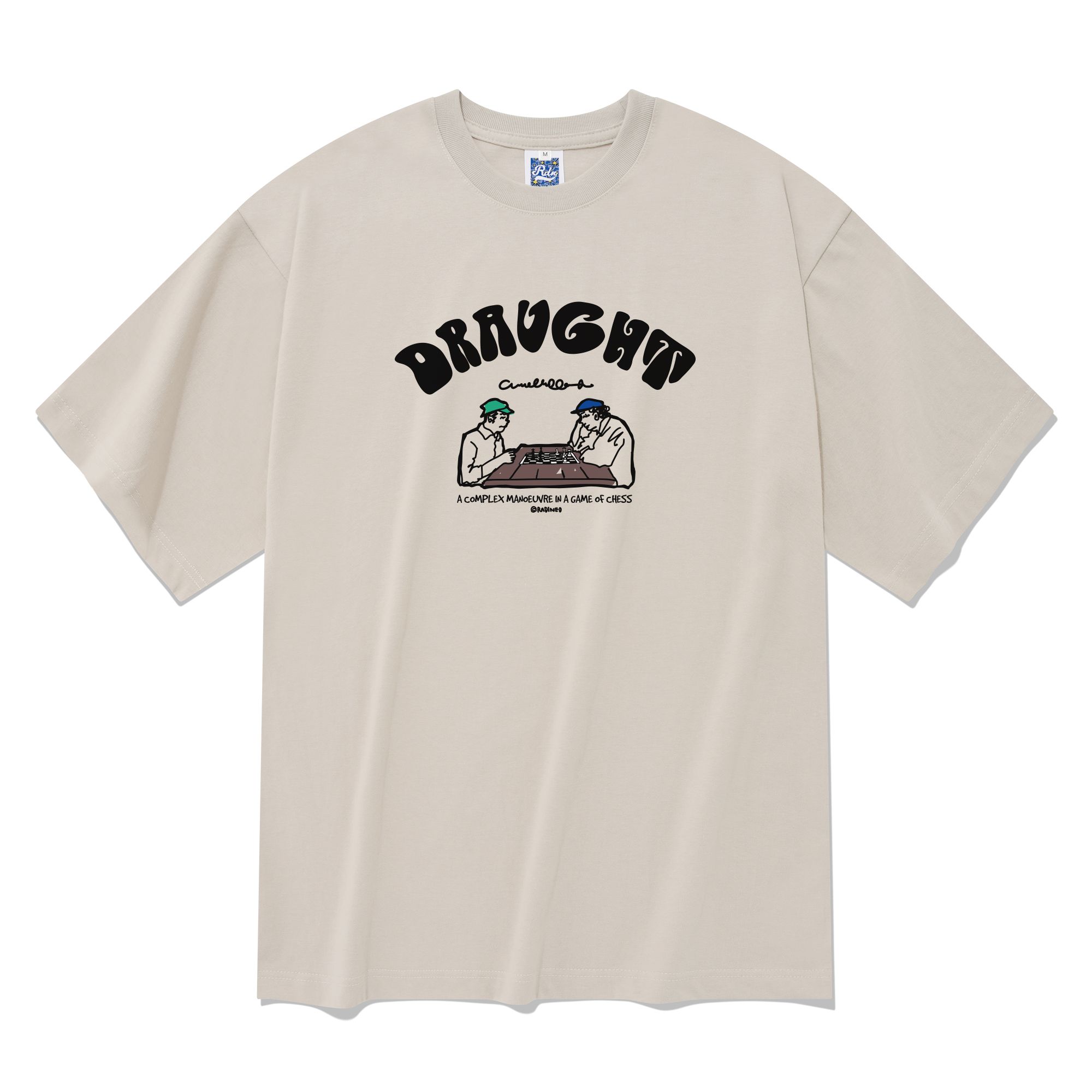 [RADINEO]★25SS★韓国人気★PLAY CHESS SHORT SLEEVE T-SHIRT MUSINSA | RADINEO Chess Game Short Sleeve T-Shirt Beige