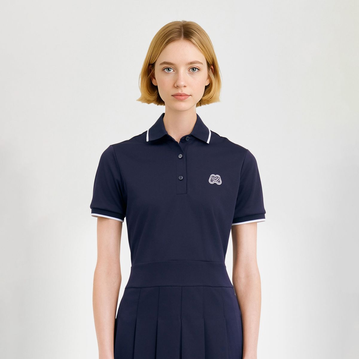 마틴골프(MARTINE GOLF) Basic Collar One-piece_Navy