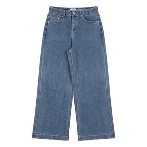 여성 와이드 워싱 데님 팬츠 블루  BNBDP732F