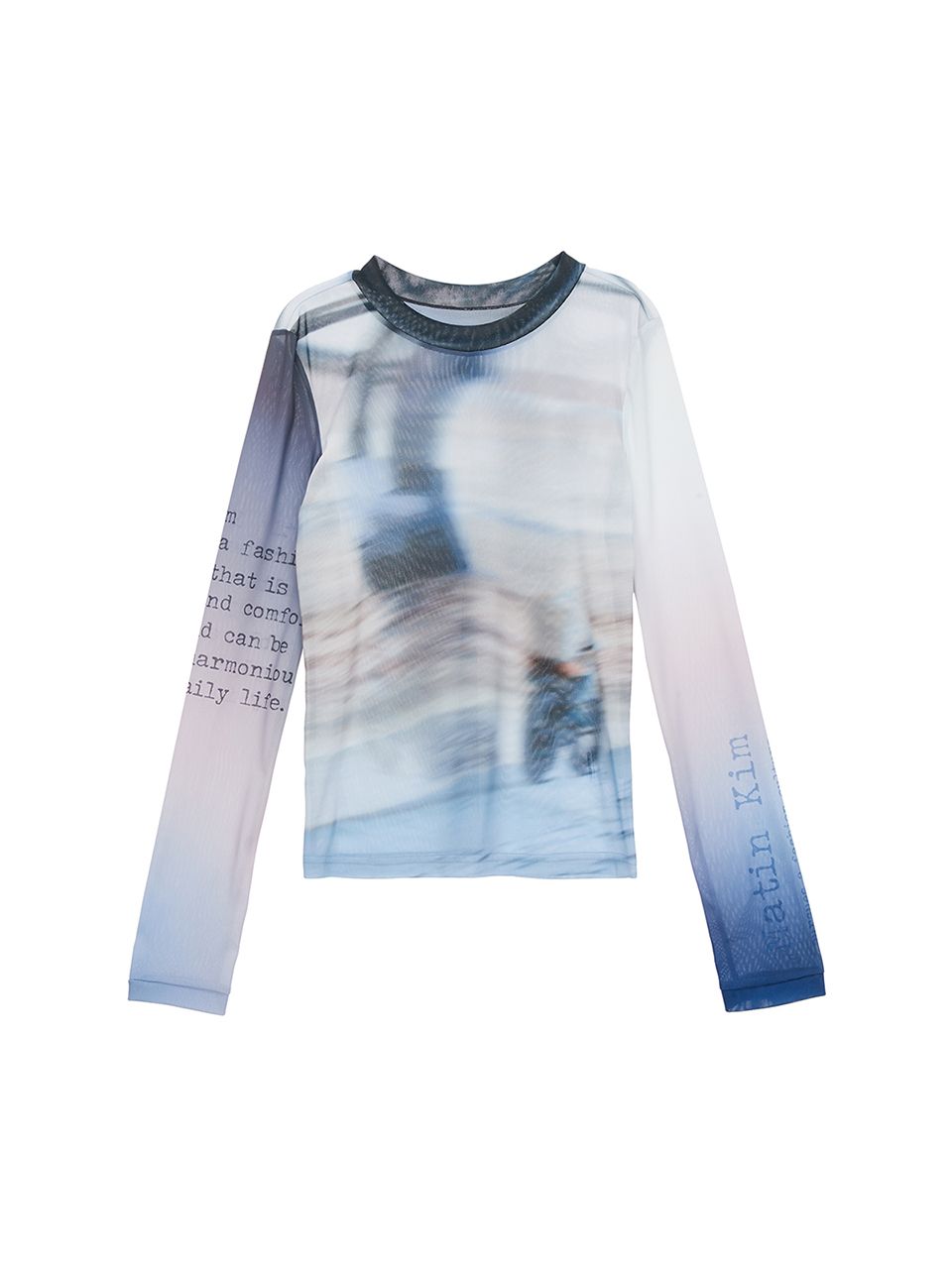 Matin kim MALDIVES MESH TOPセカンドスキンパワーネット 마뗑킴(MATIN KIM) MALDIVES MESH TOP IN BLUE - 사이즈 & 후기 | 무신사