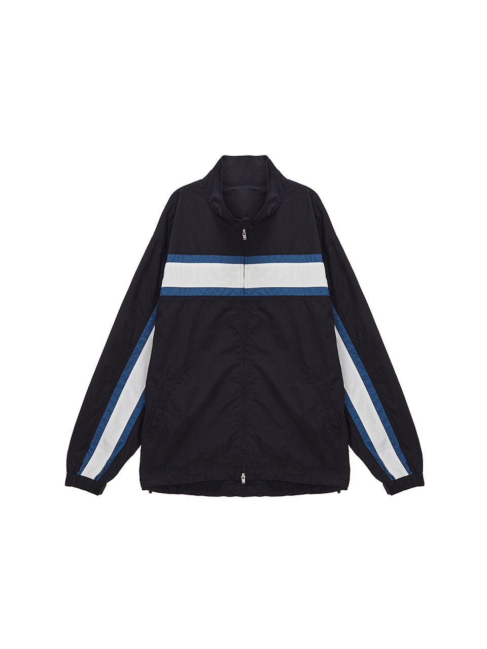 MUSINSA公式 | MATIN KIM MESH MIX RACING JUMPER FOR MEN IN BLACK